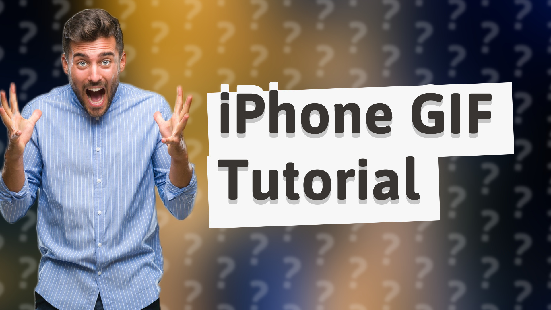 iPhone GIF Tutorial