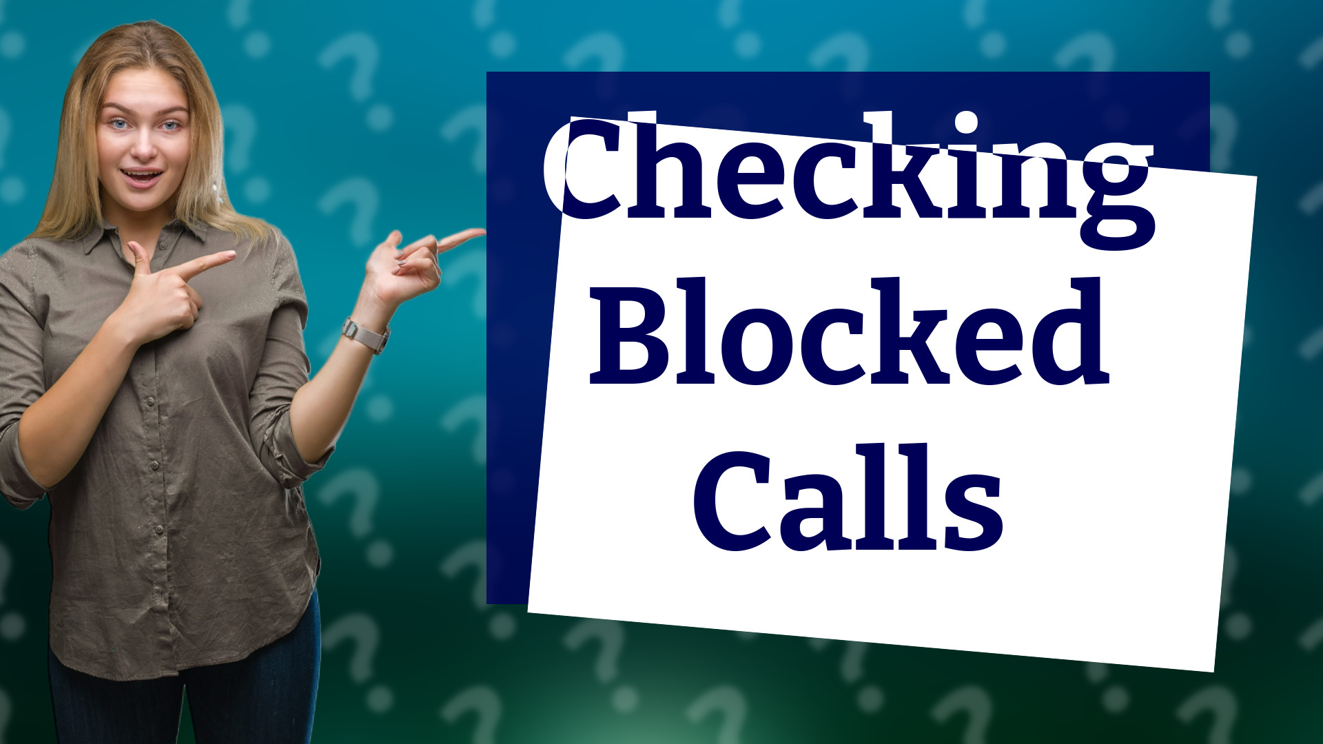 Checking Blocked Calls