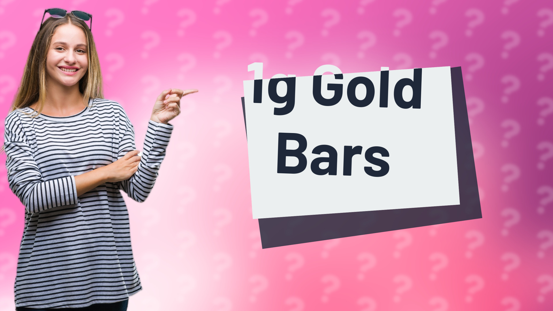 1g Gold Bars