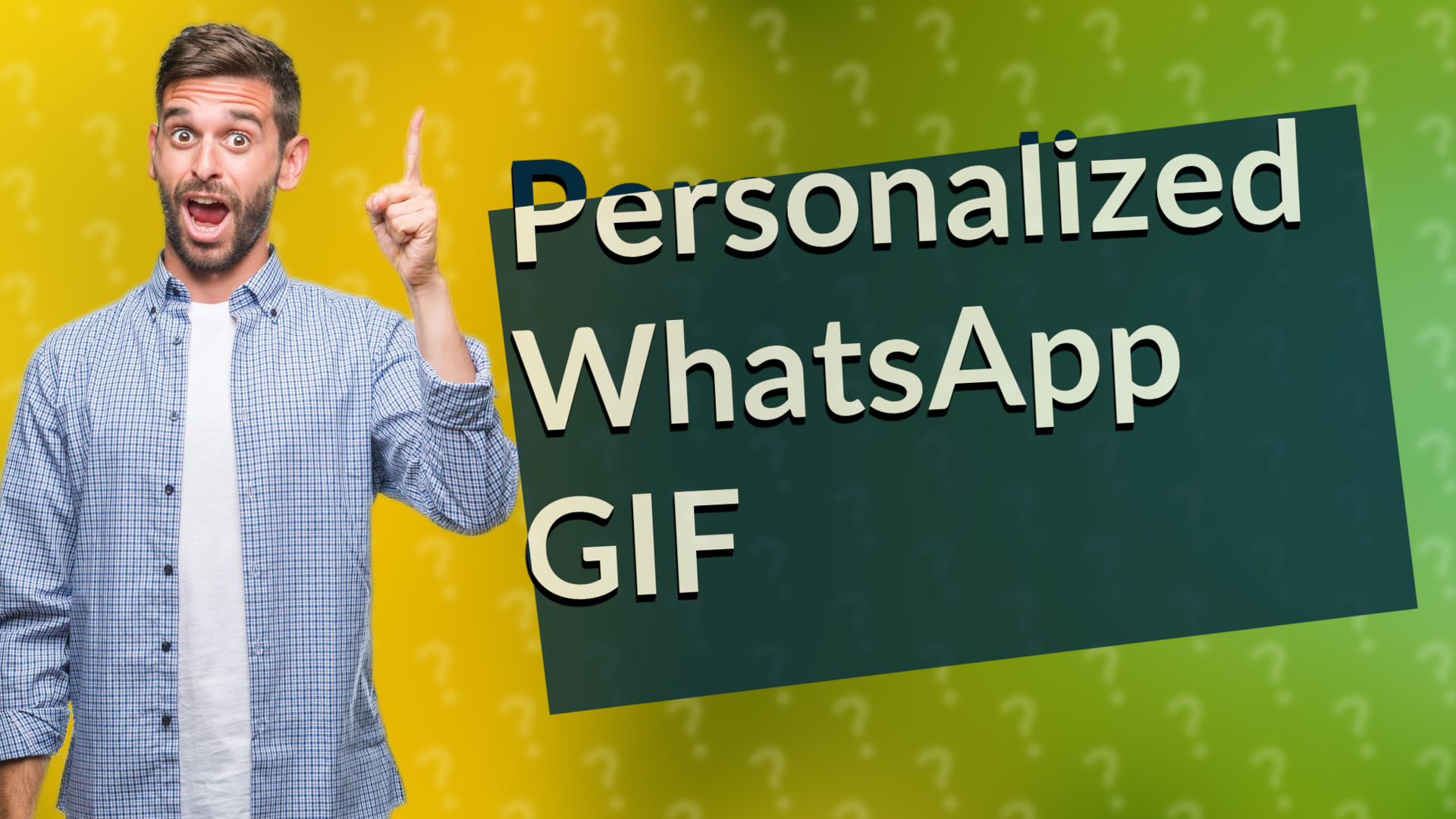 Personalized WhatsApp GIF