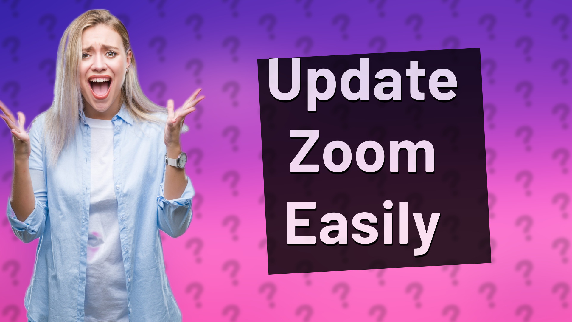 Update Zoom Easily