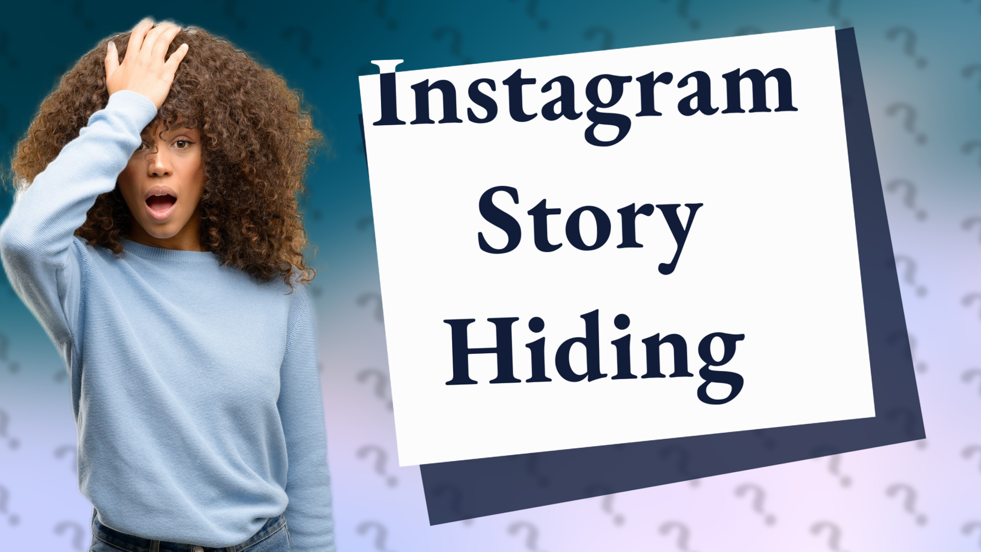 Instagram Story Hiding