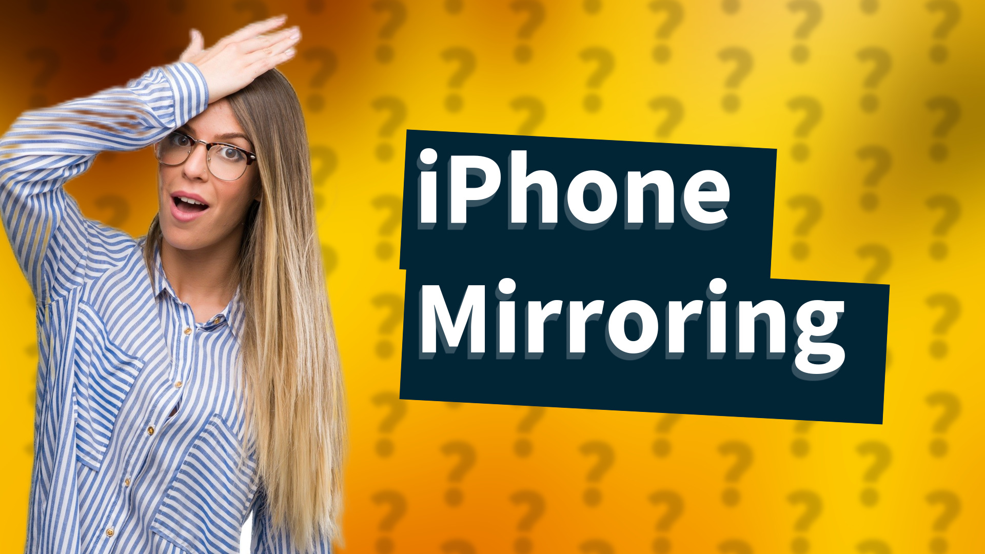 iPhone Mirroring