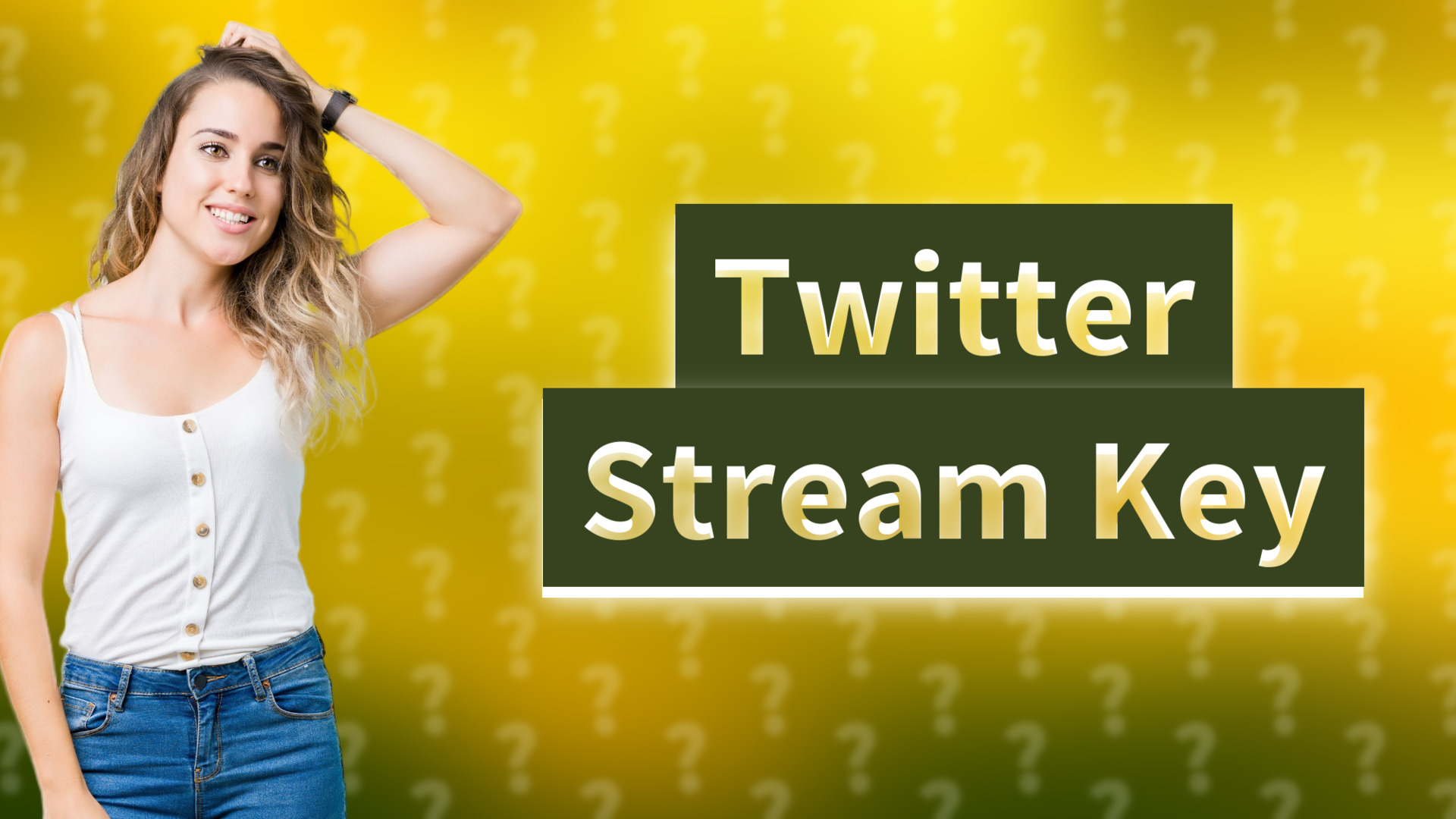 Twitter Stream Key