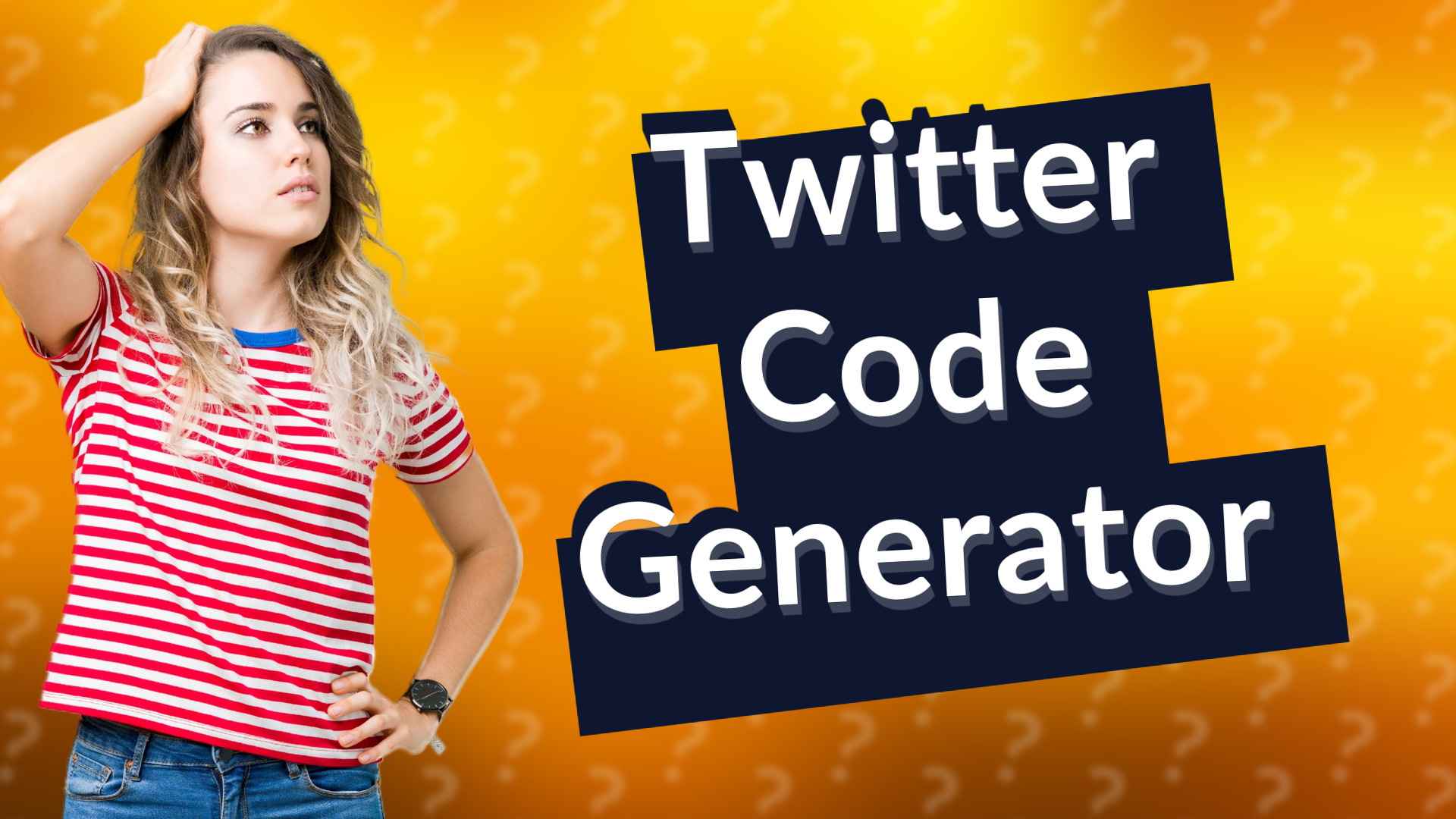 Twitter Code Generator