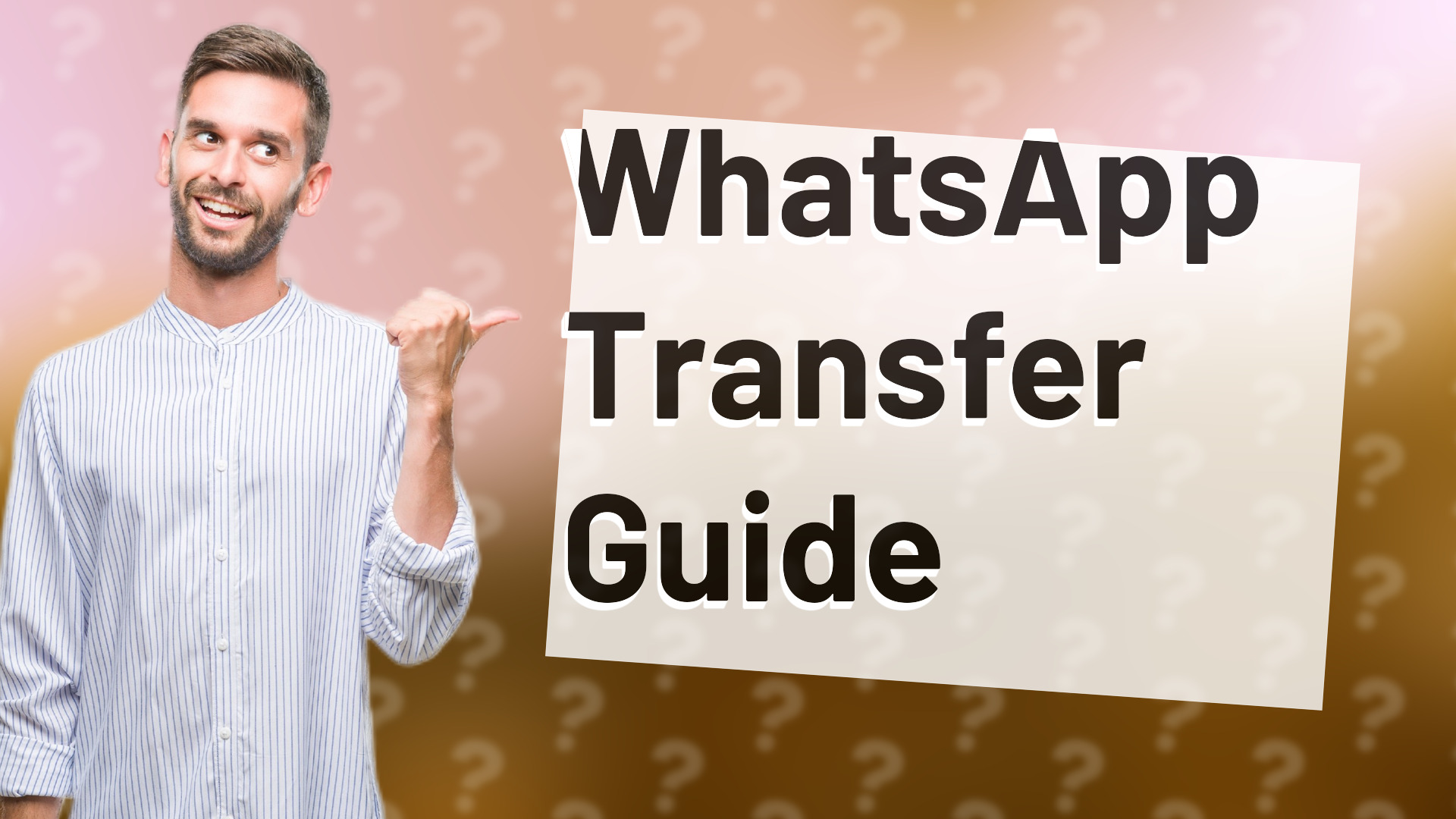 WhatsApp Transfer Guide