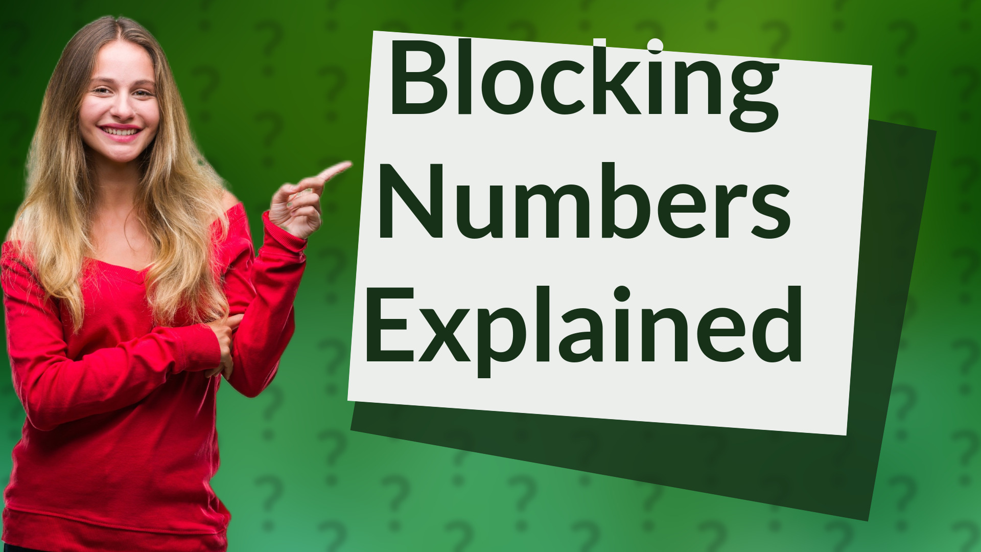 Blocking Numbers Explained