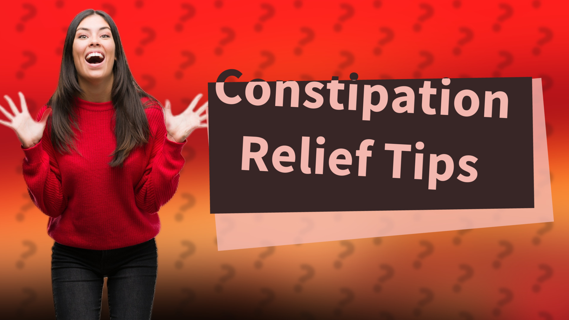 Constipation Relief Tips