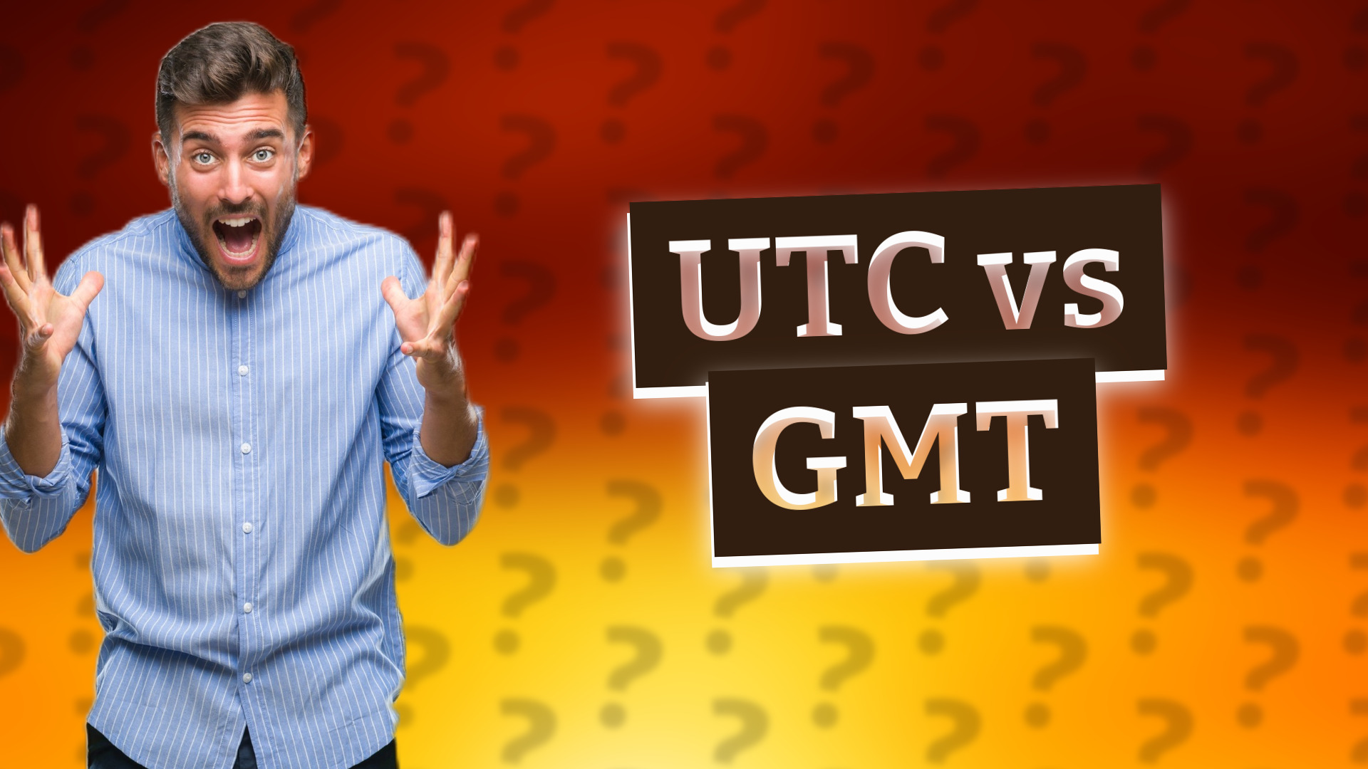 UTC vs GMT