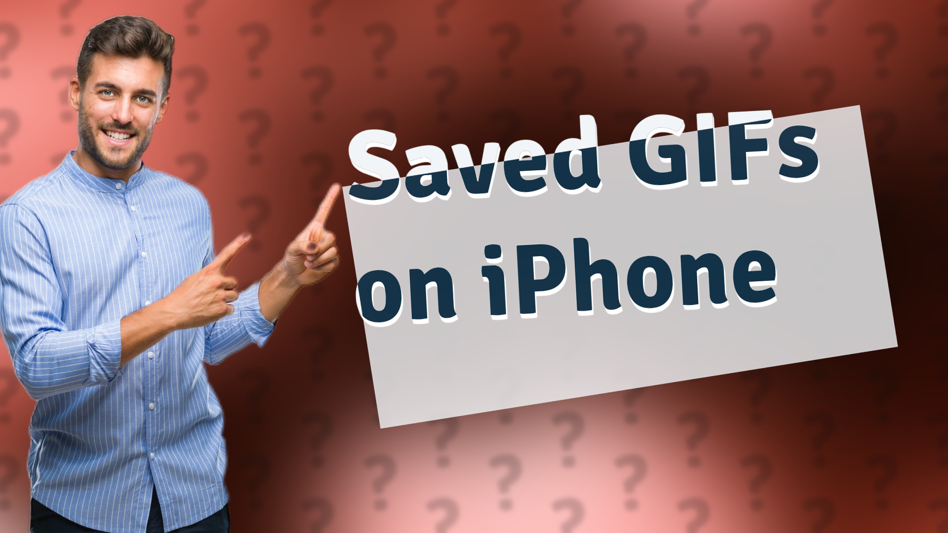 Saved GIFs on iPhone