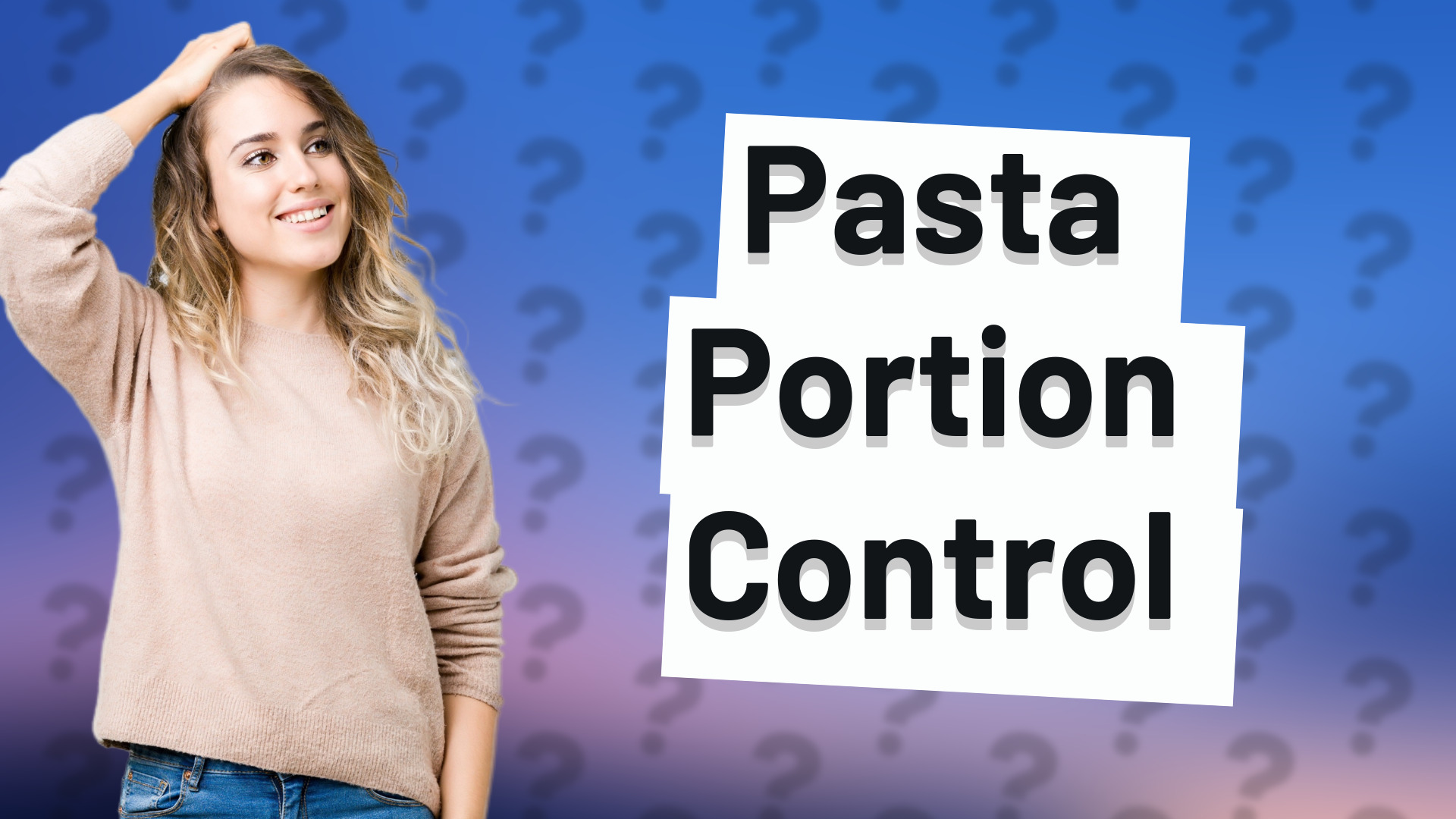 Pasta Portion Control