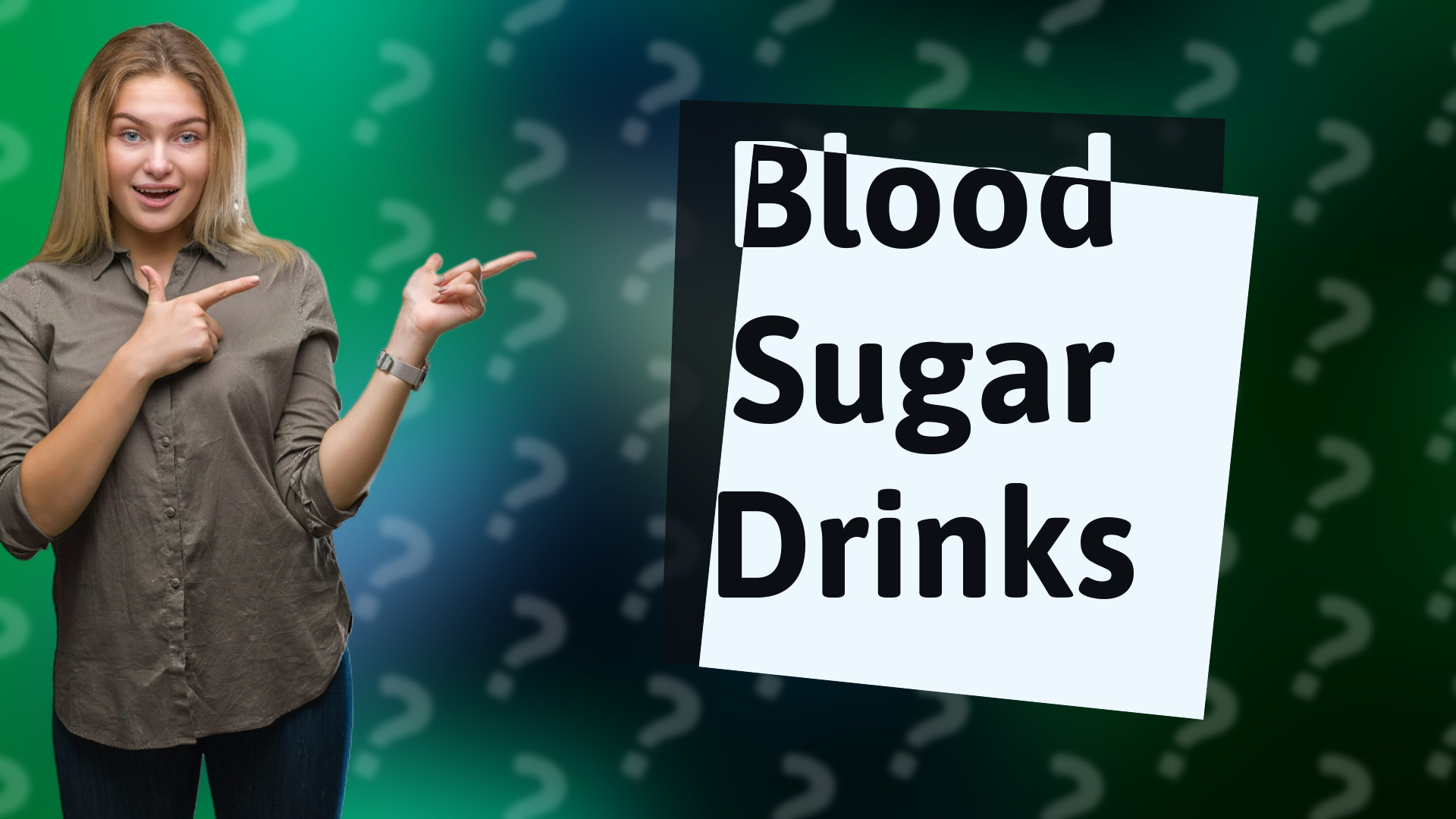 Blood Sugar Drinks