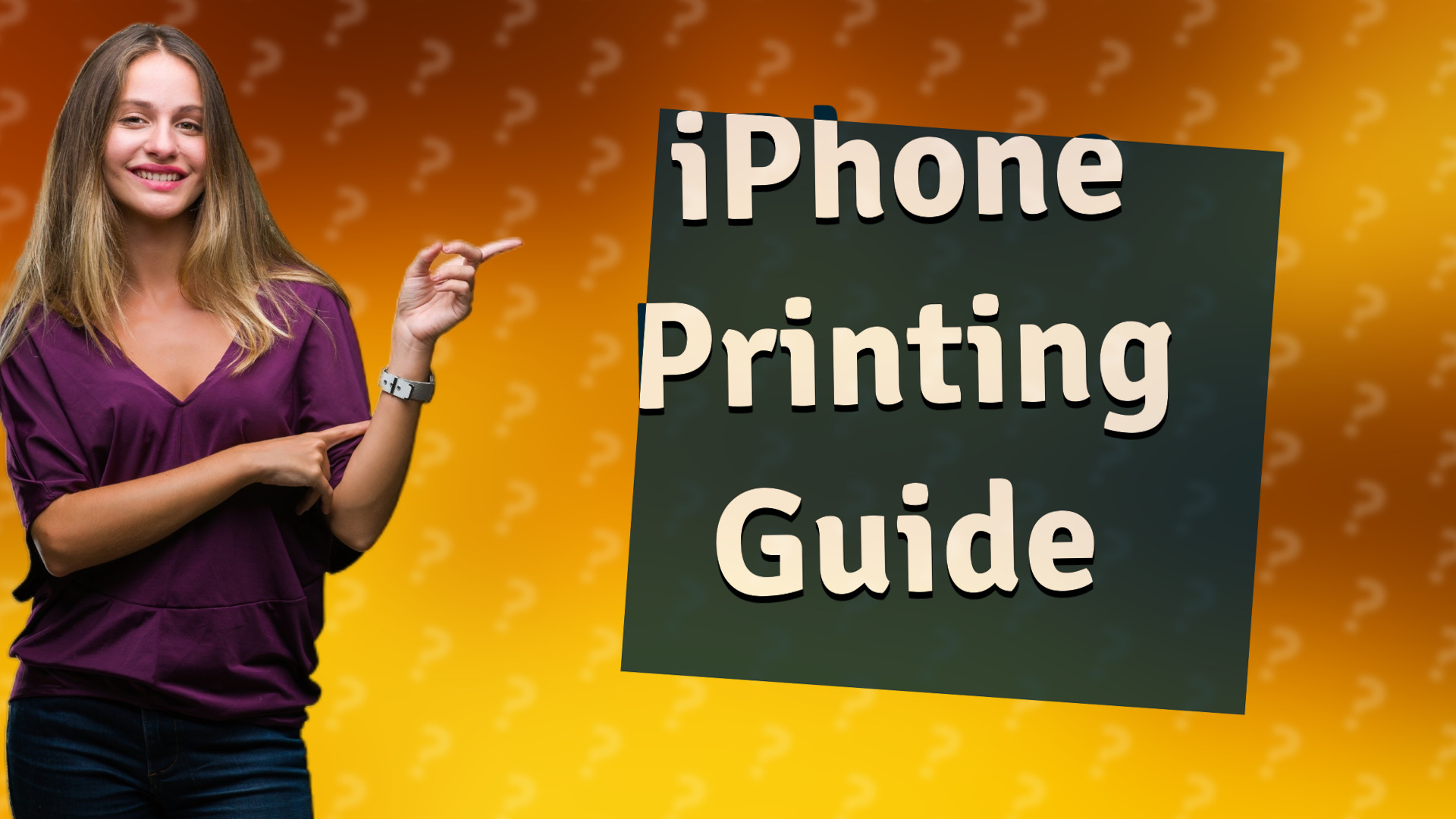 iPhone Printing Guide