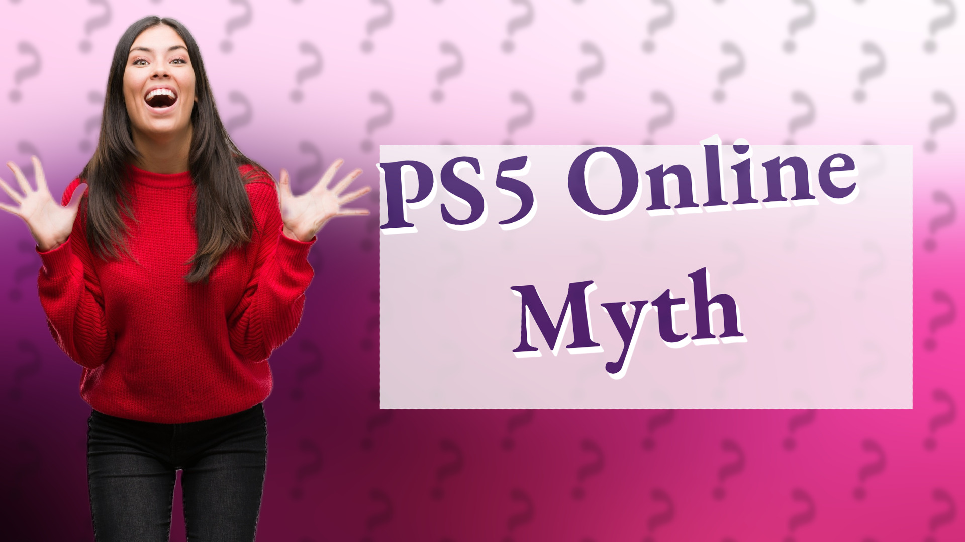 PS5 Online Myth