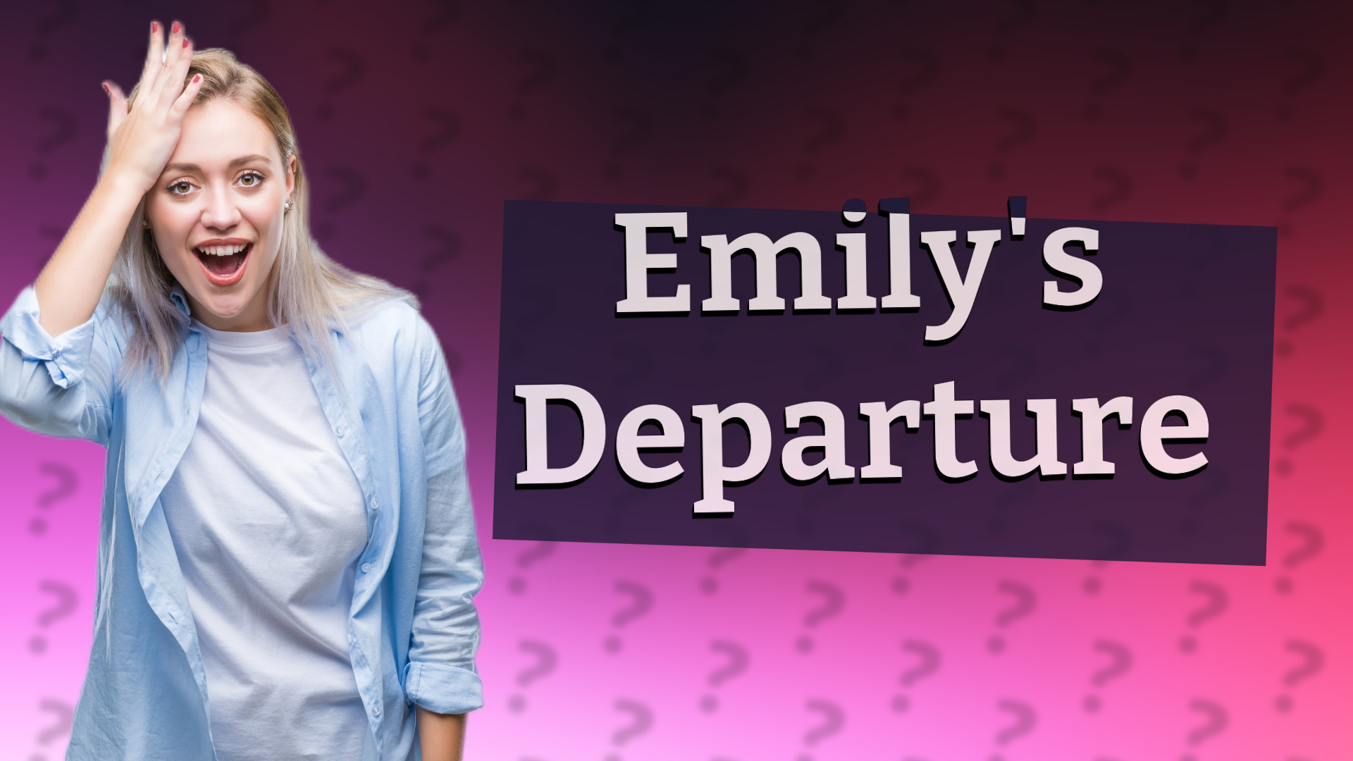 Emily's Departure