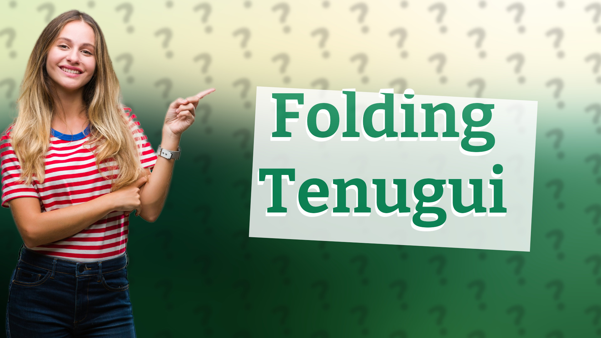 Folding Tenugui