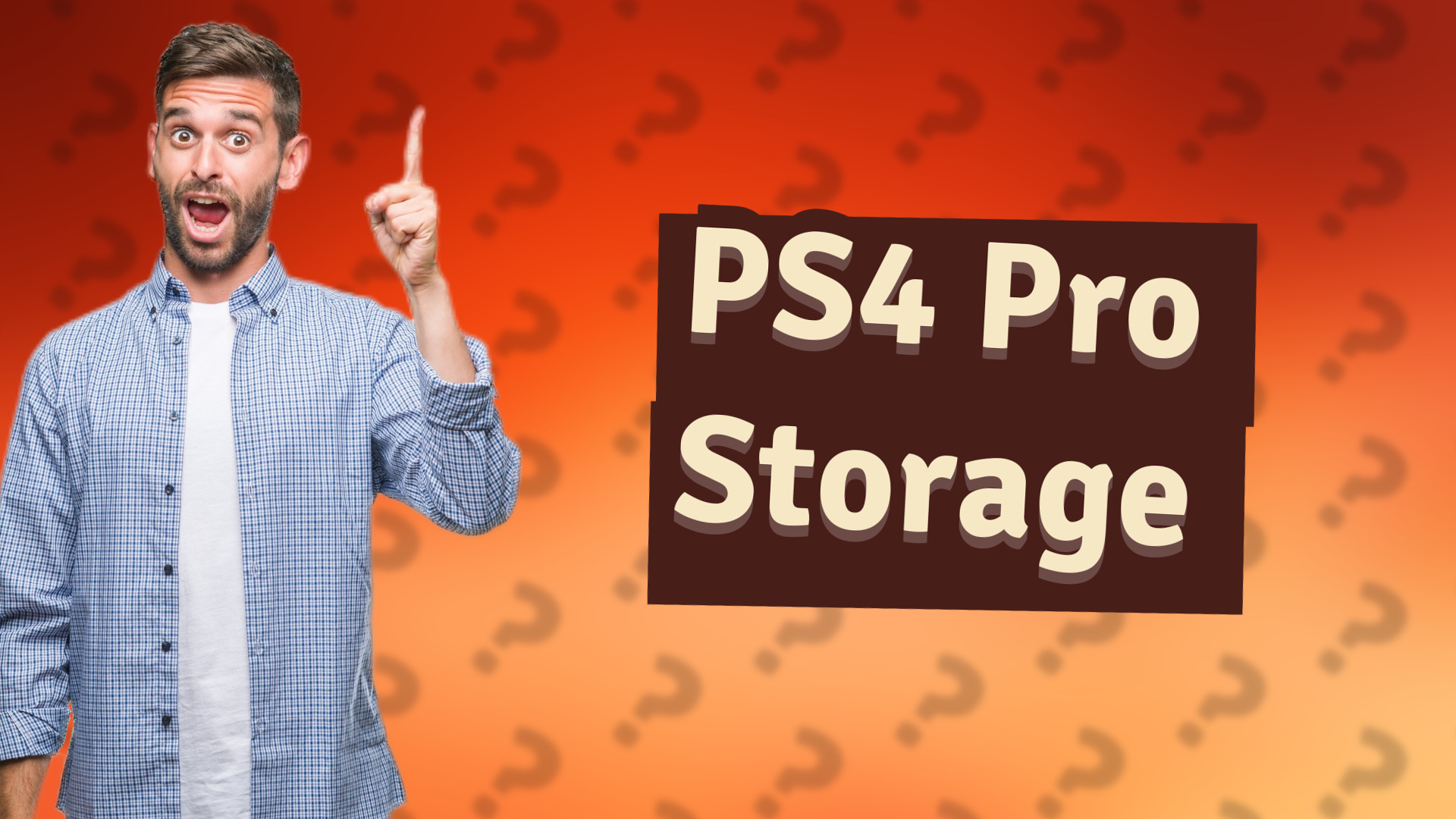 PS4 Pro Storage