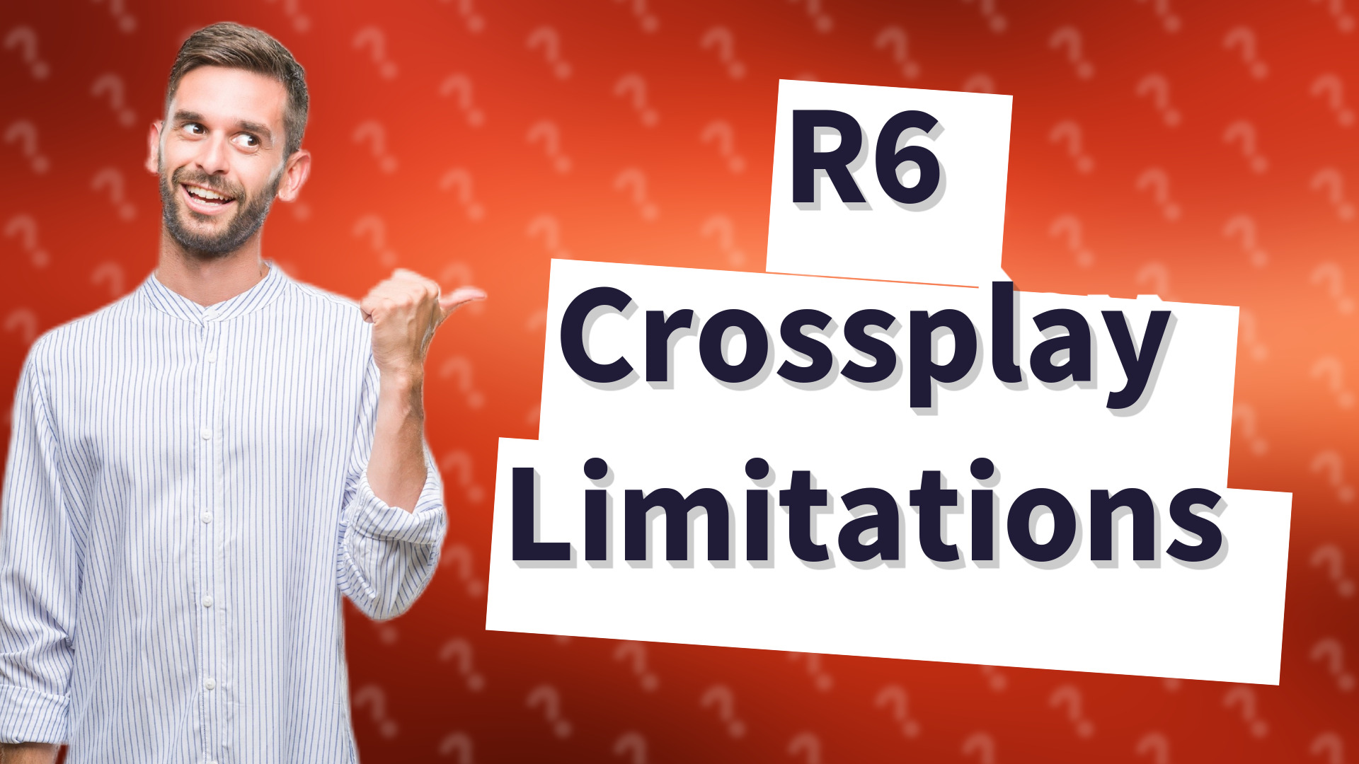 R6 Crossplay Limitations