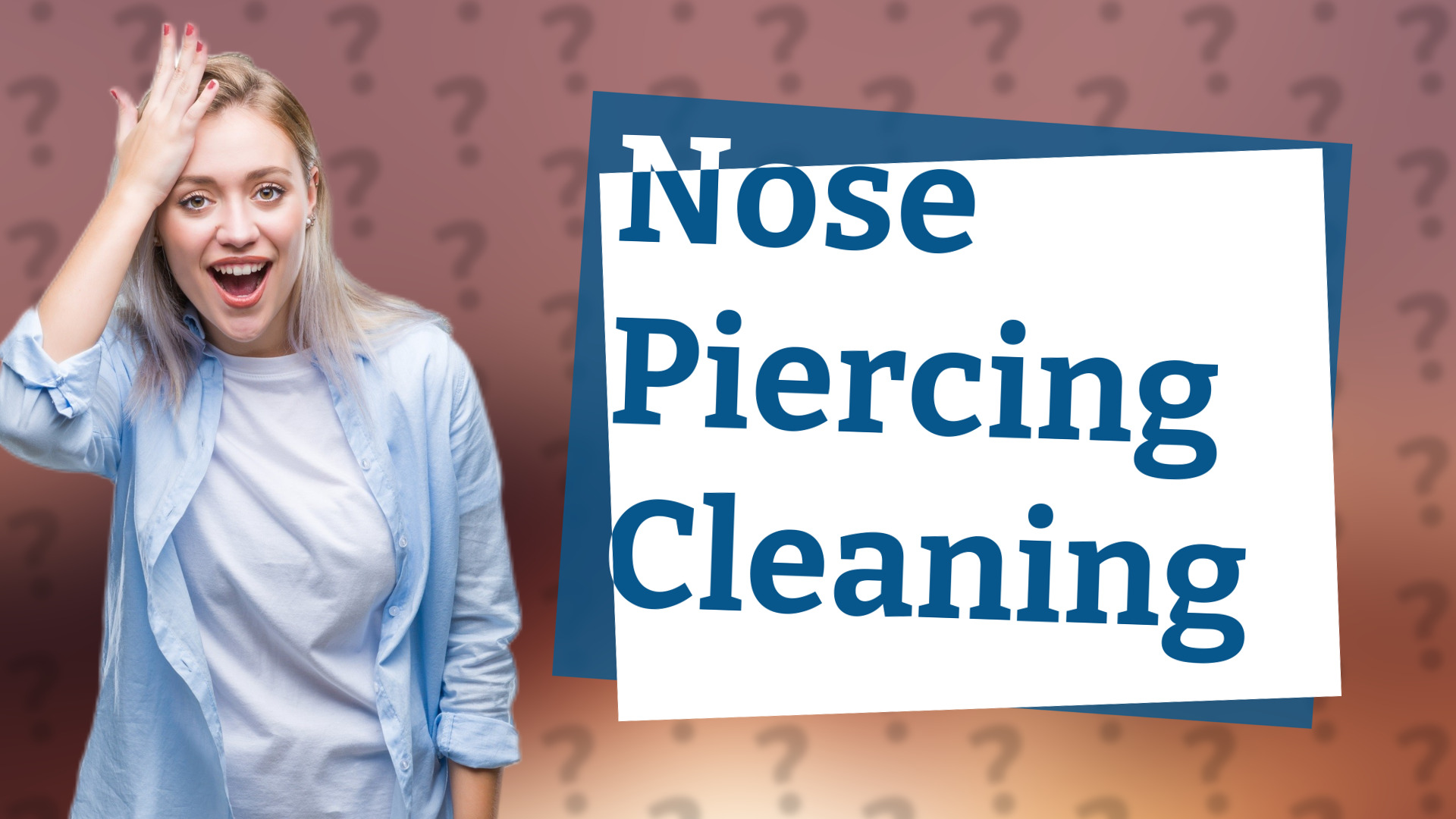 Nose Piercing Cleaning