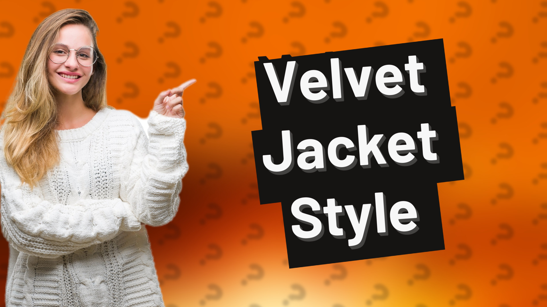 Velvet Jacket Style