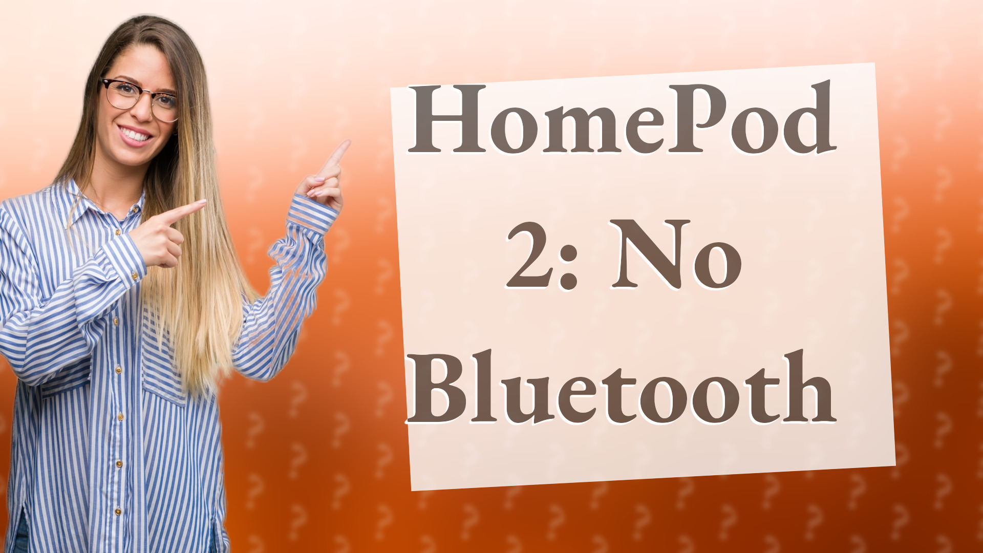 HomePod 2: No Bluetooth