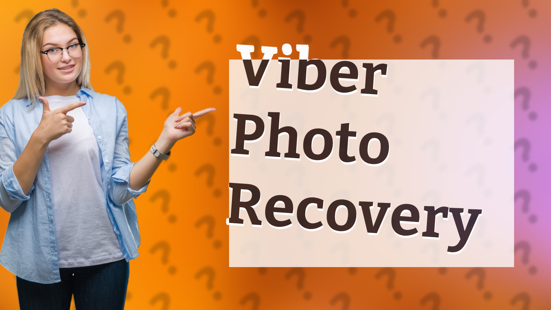 Viber Photo Recovery