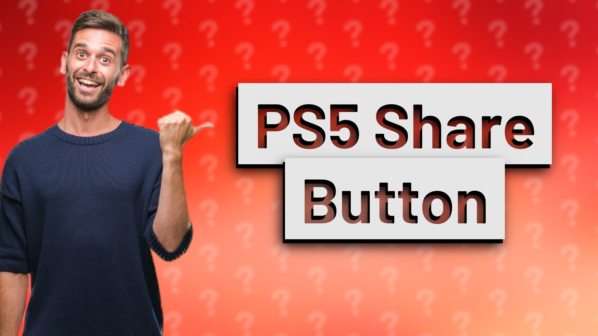 PS5 Share Button