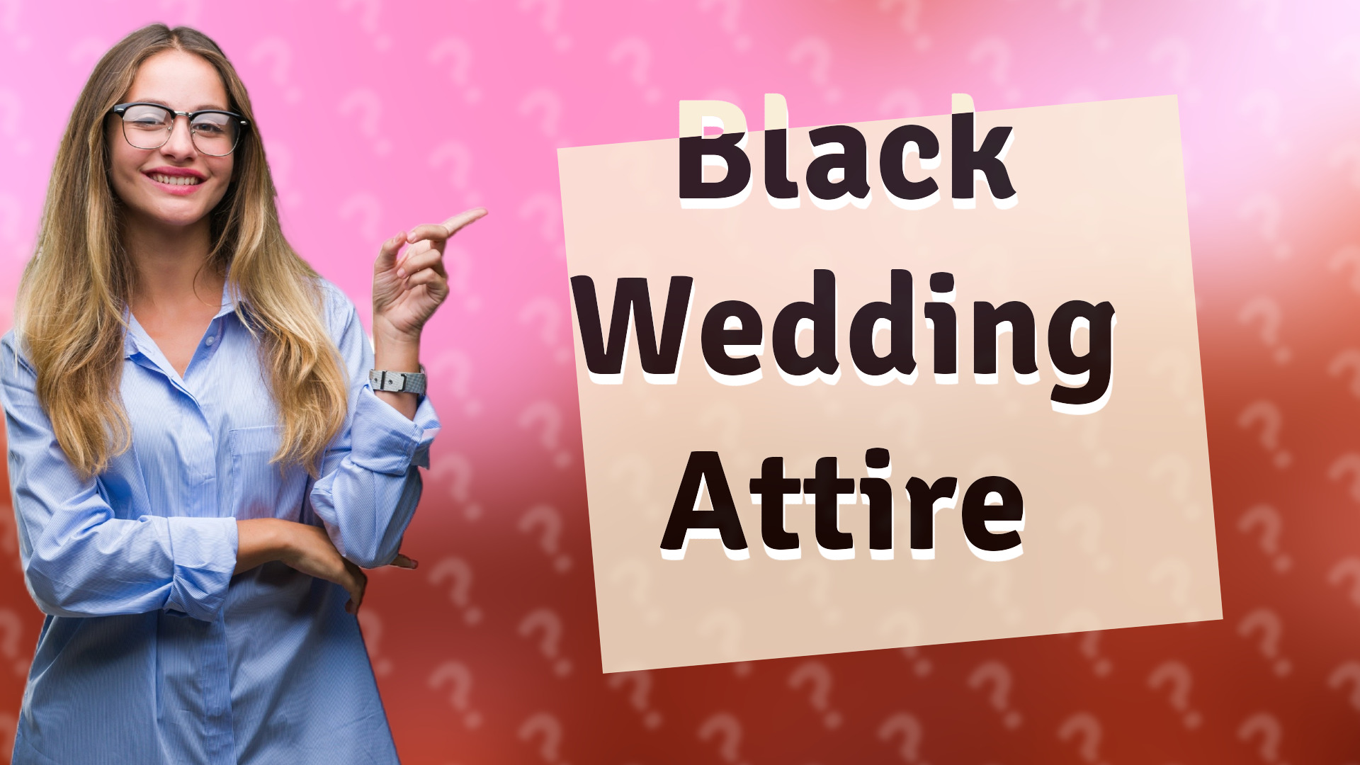 Black Wedding Attire