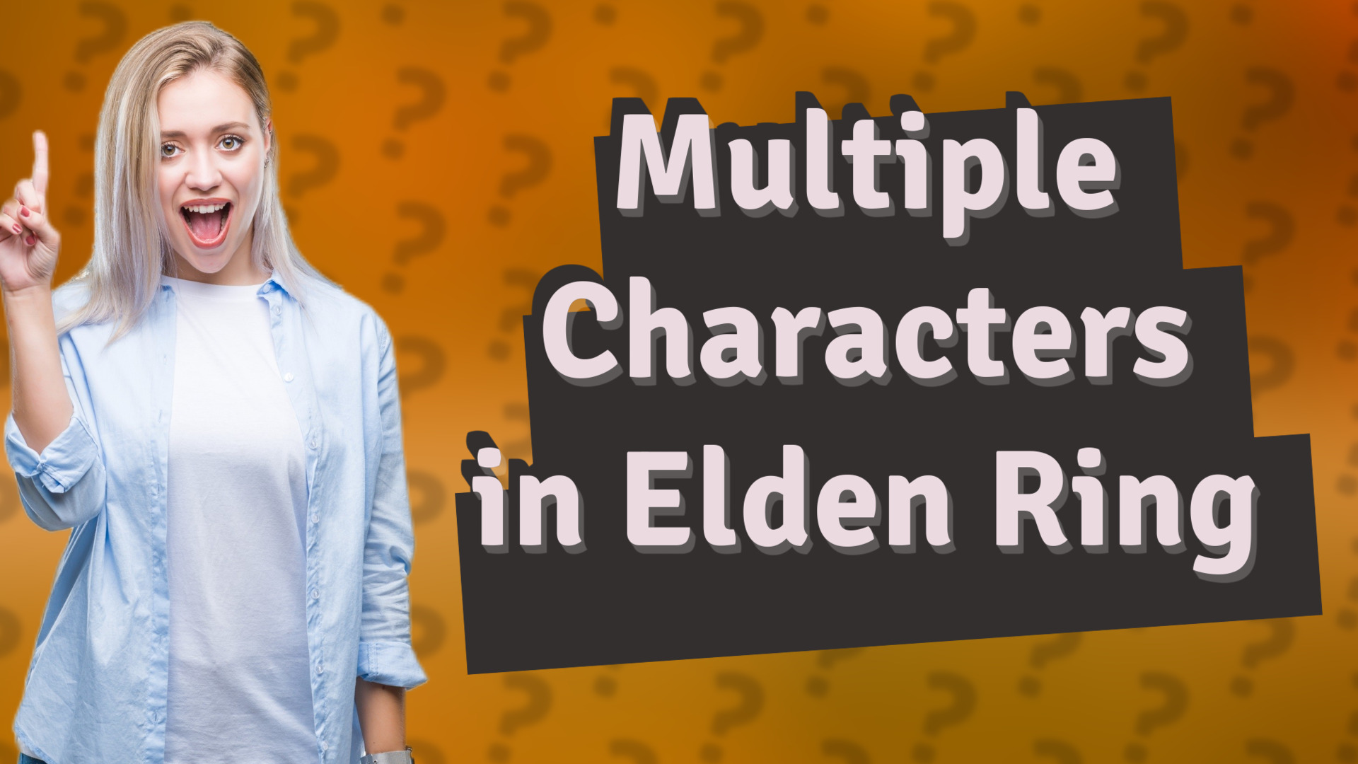 Multiple Characters in Elden Ring