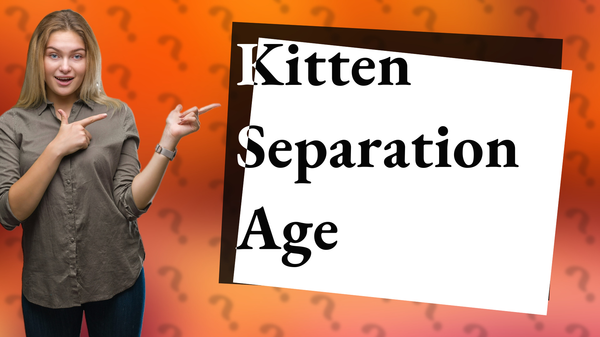 Kitten Separation Age