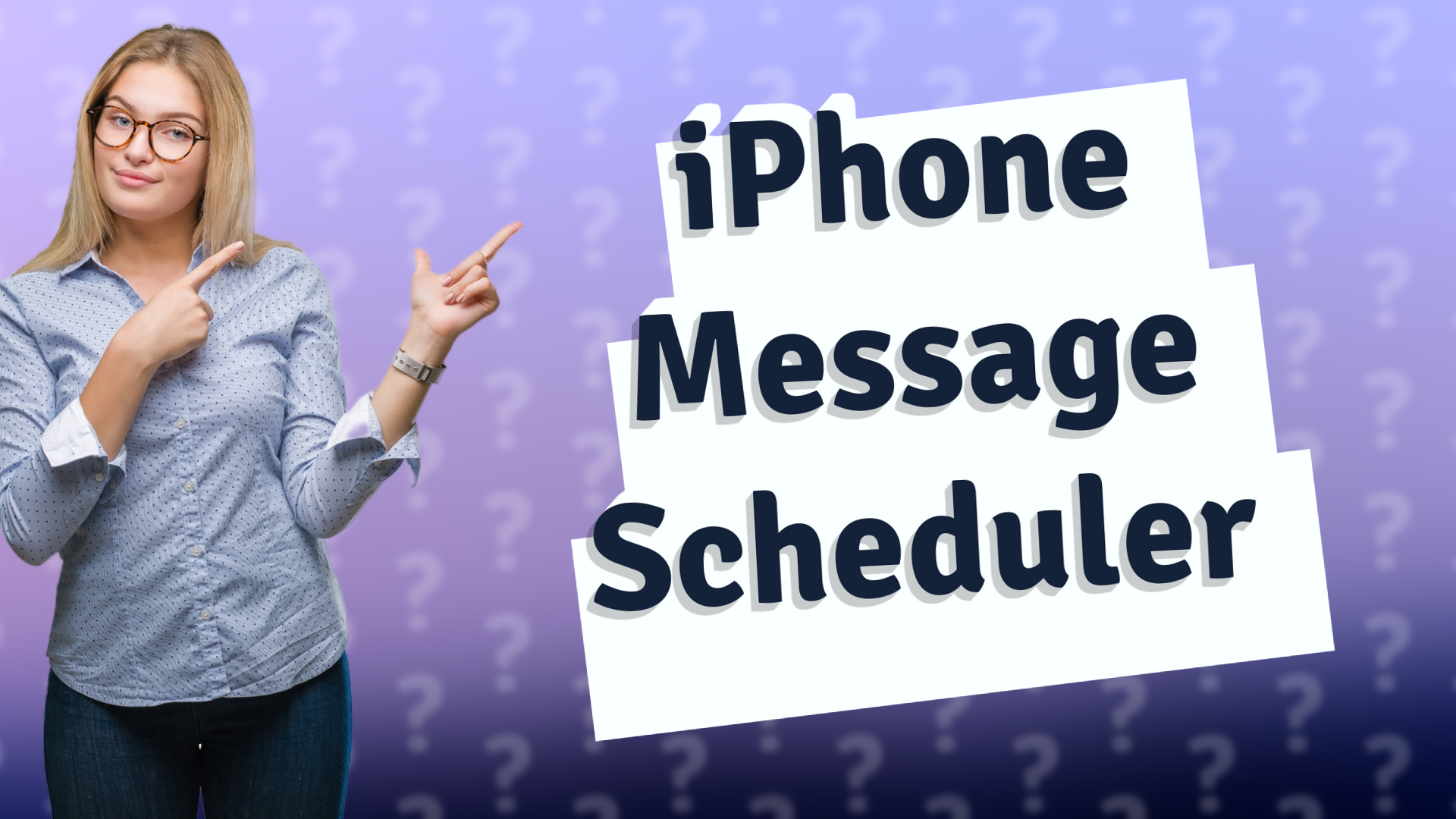 iPhone Message Scheduler