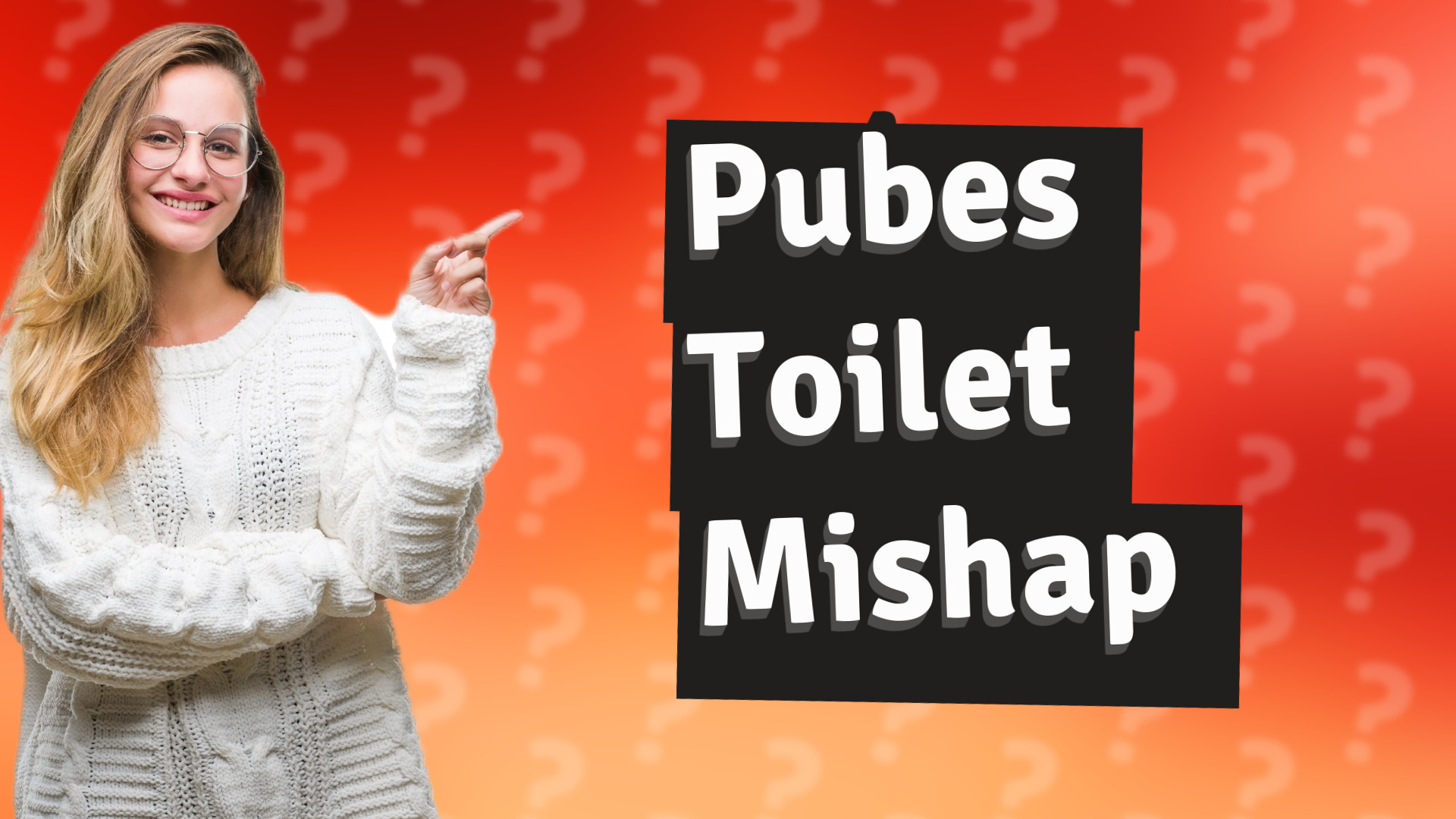 Pubes Toilet Mishap