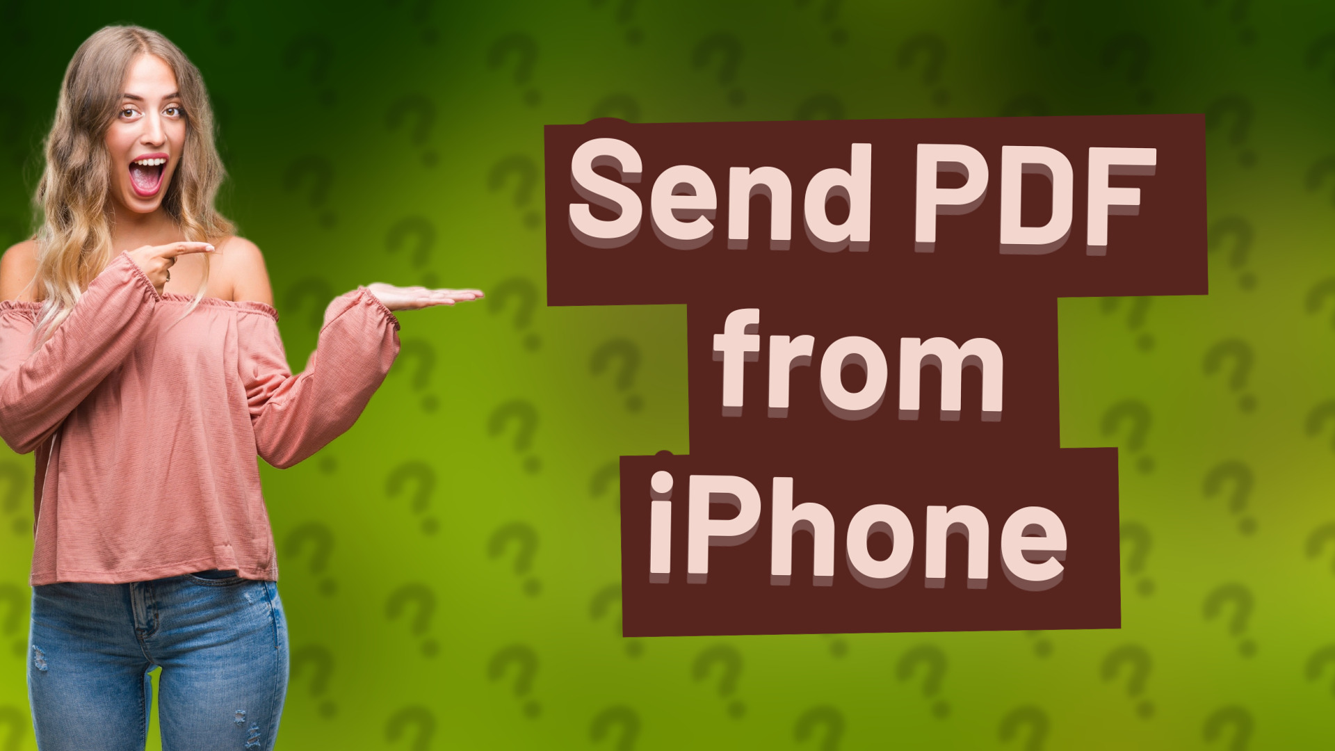 Send PDF from iPhone