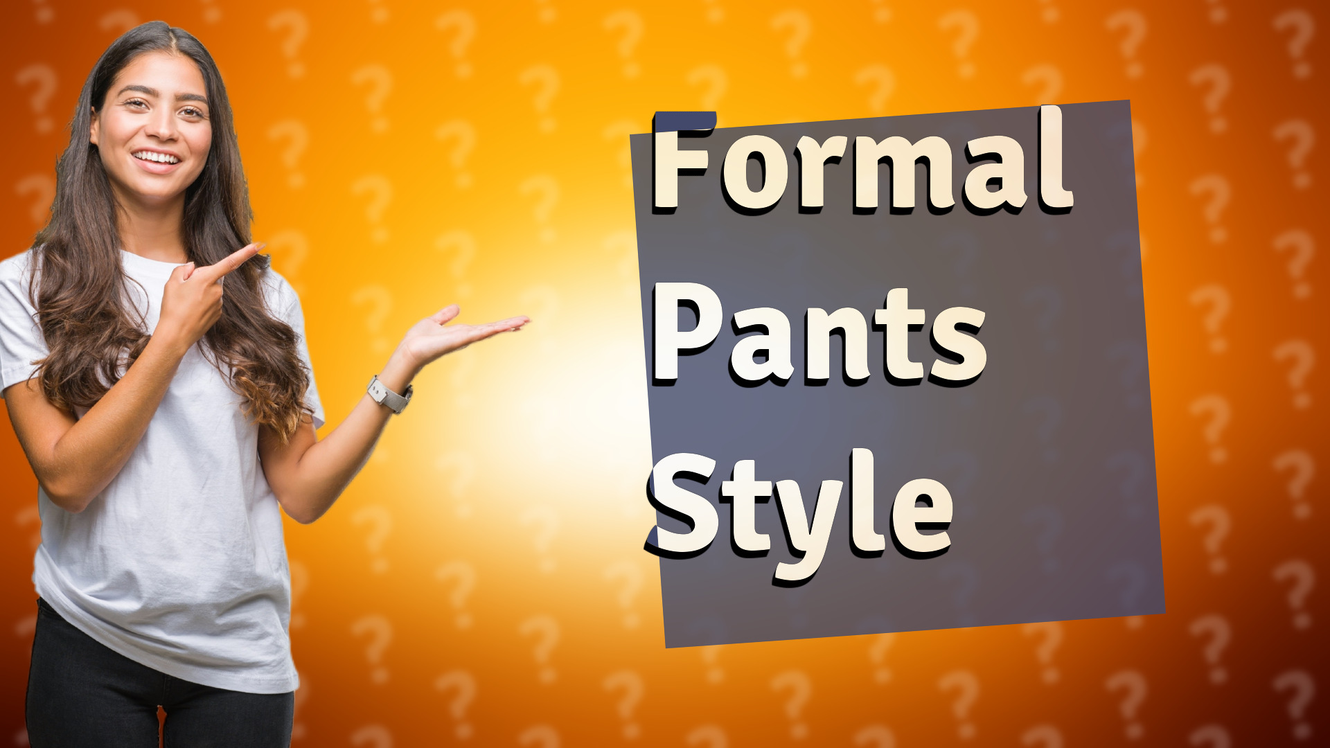 Formal Pants Style
