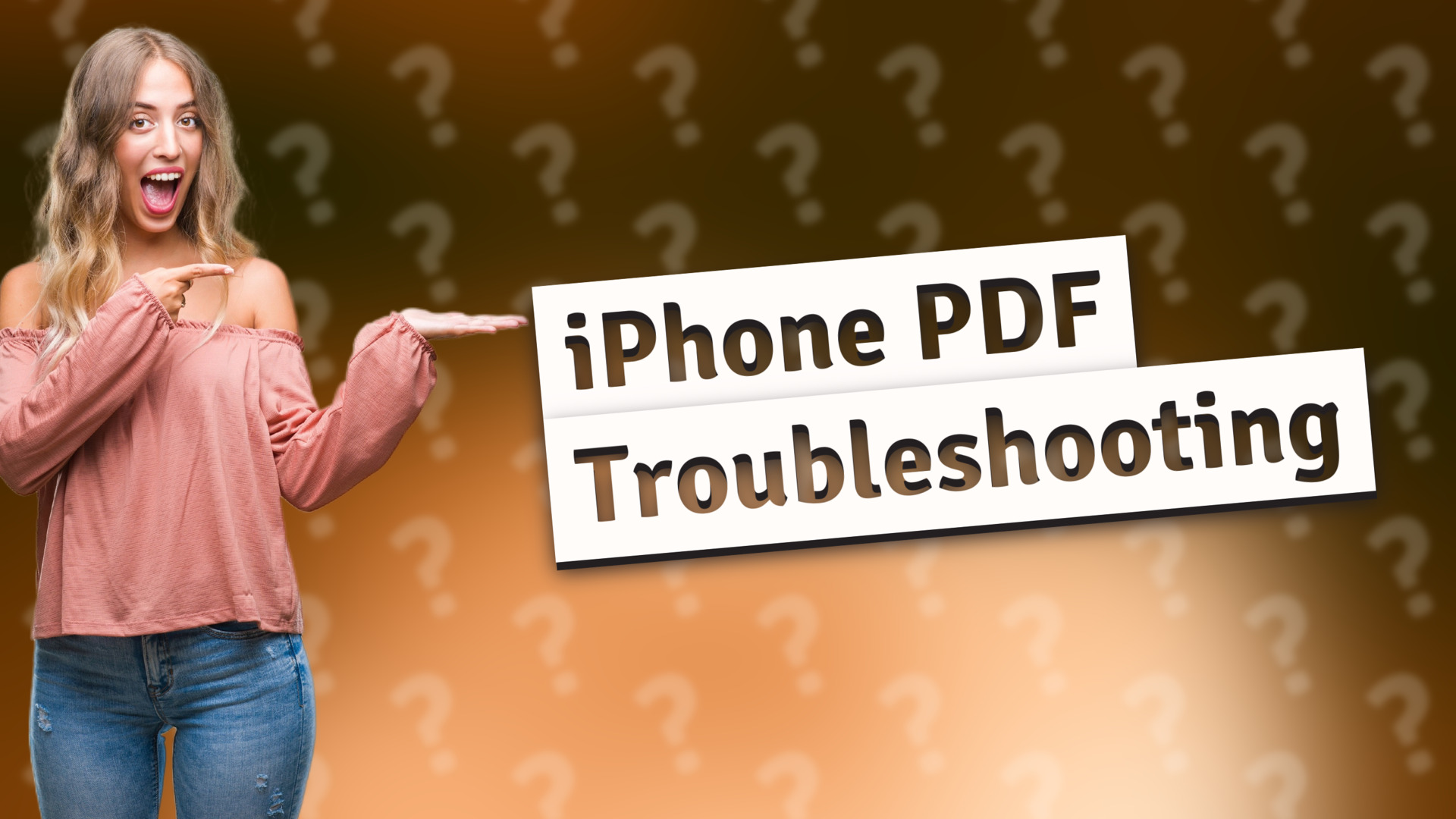 iPhone PDF Troubleshooting