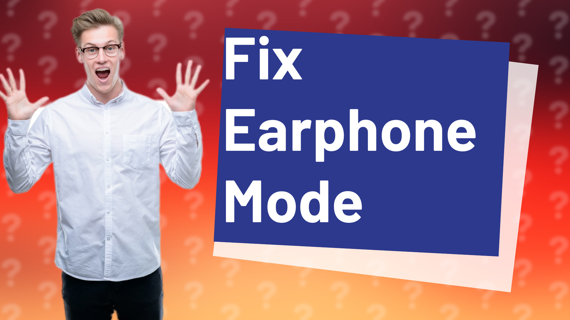 Fix Earphone Mode