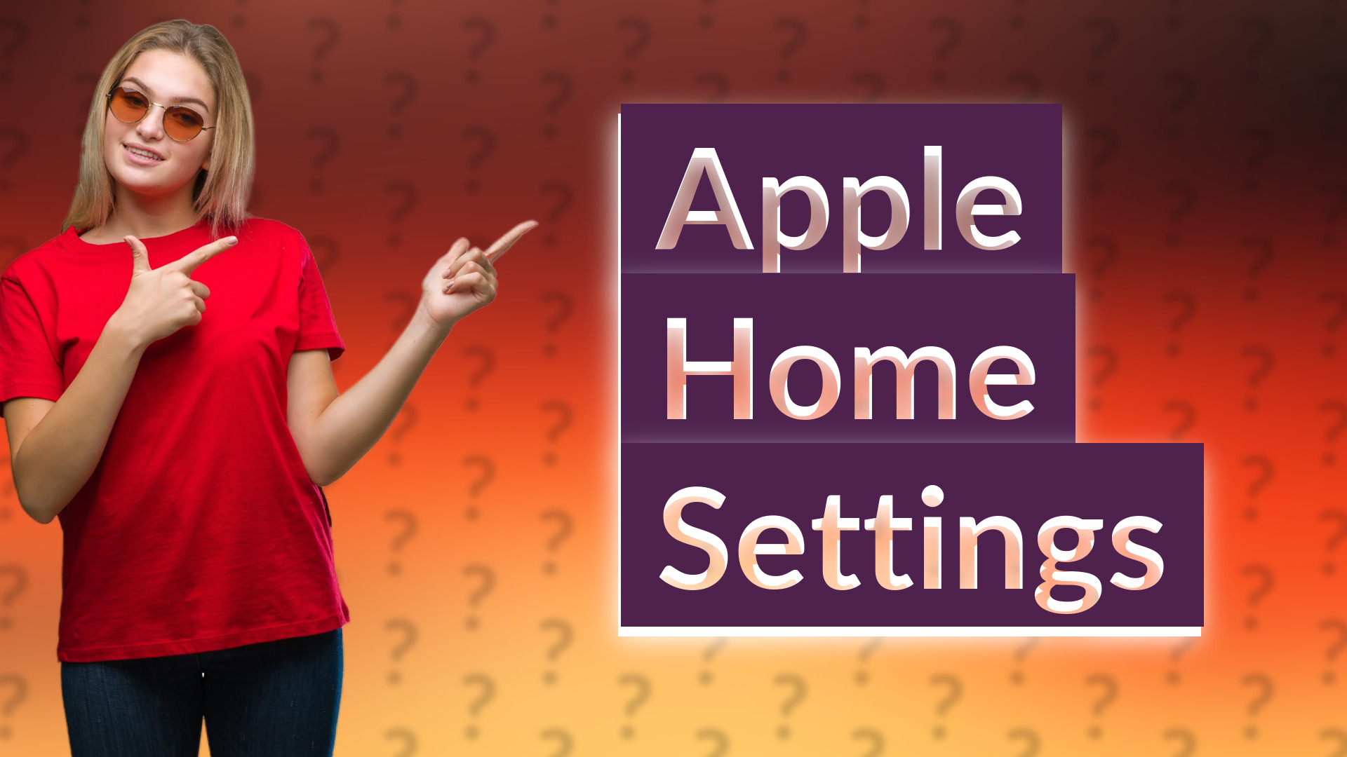 Apple Home Settings