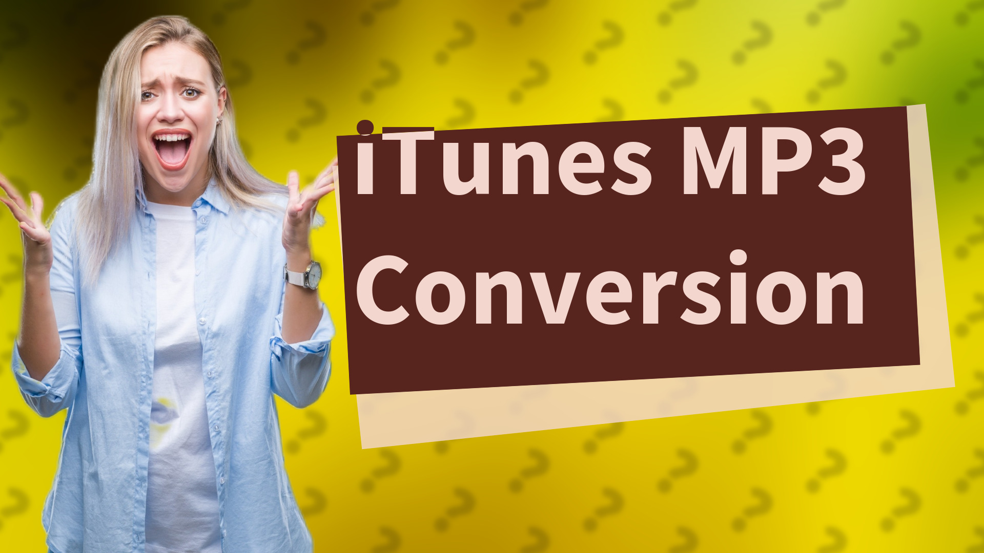iTunes MP3 Conversion