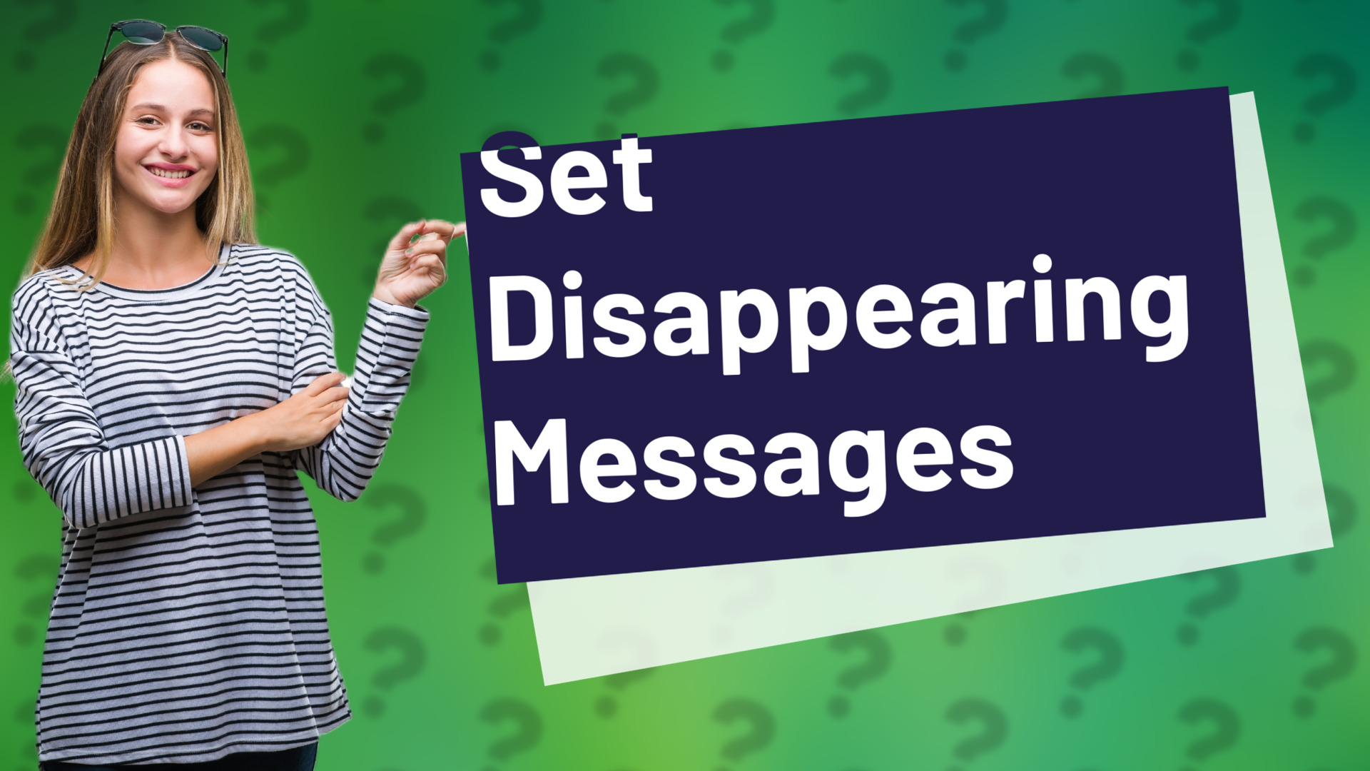 Set Disappearing Messages