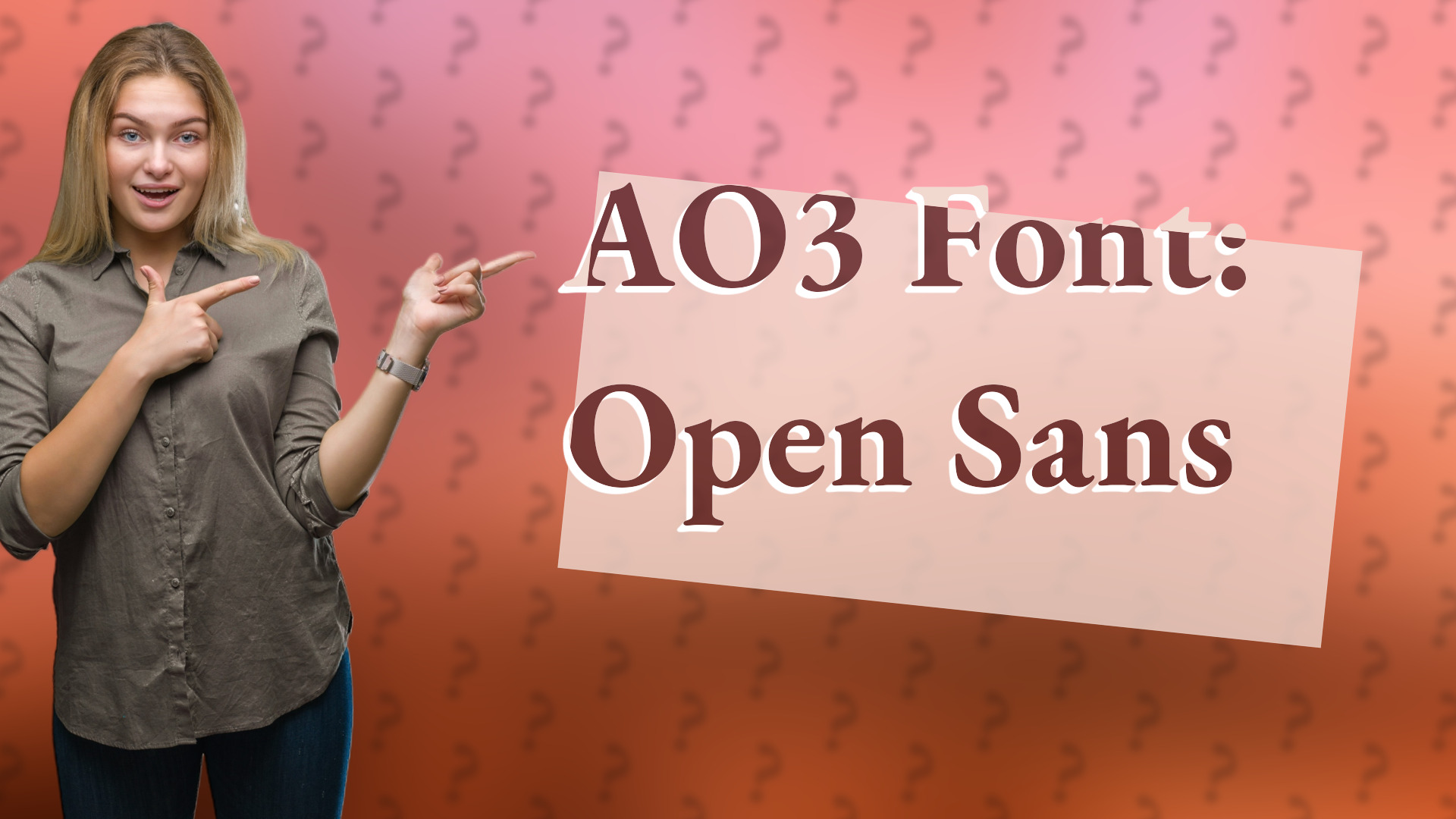 AO3 Font: Open Sans