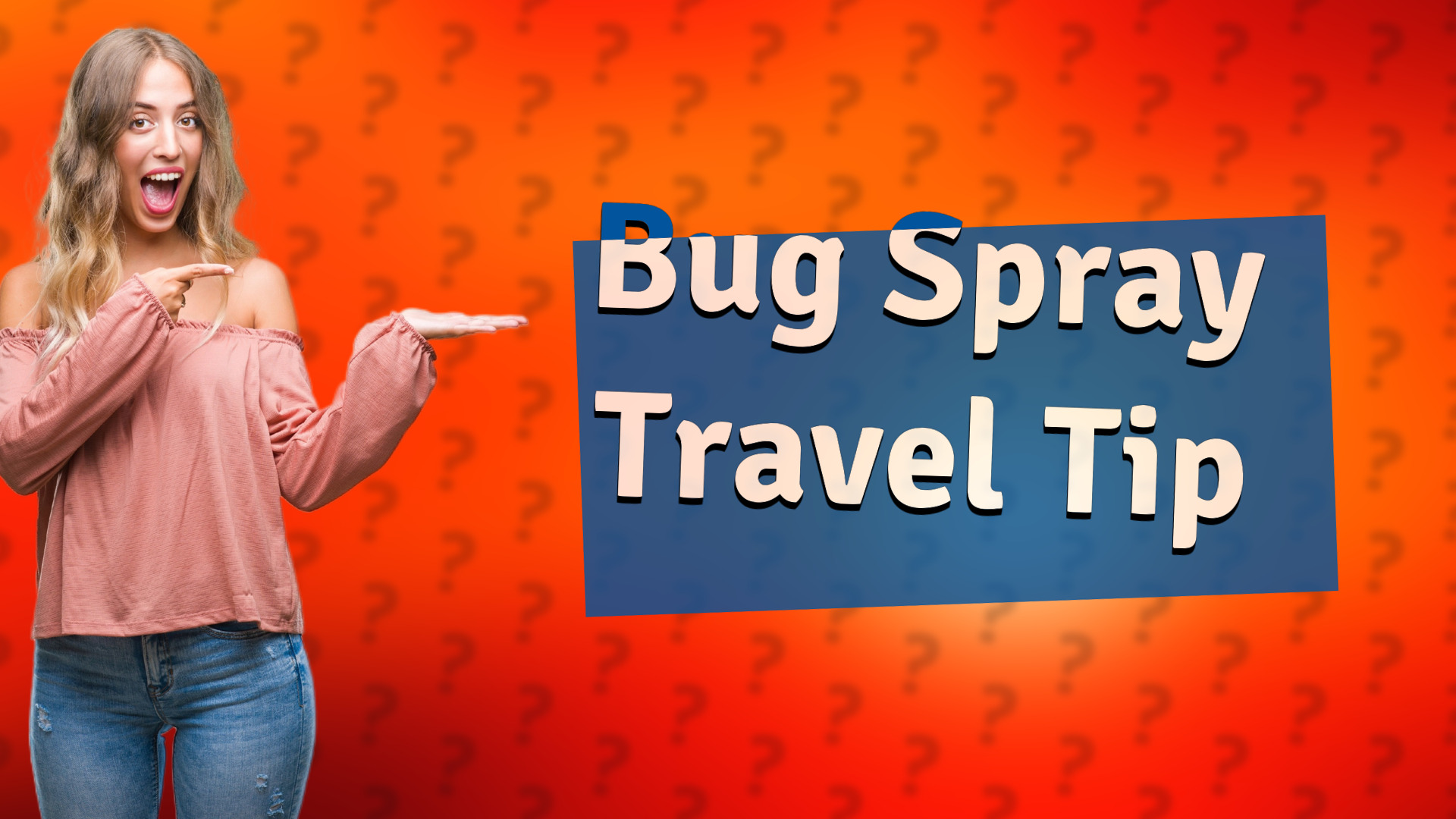 Bug Spray Travel Tip