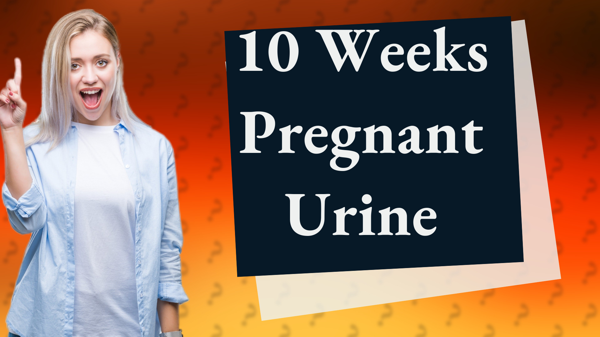 10 Weeks Pregnant Urine