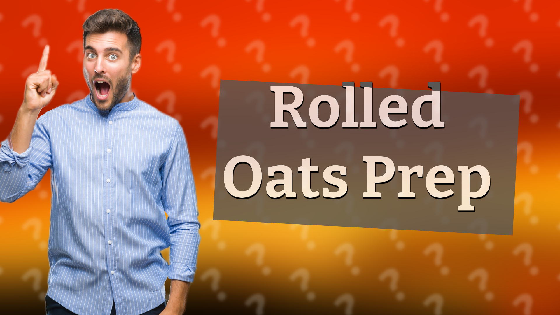 Rolled Oats Prep