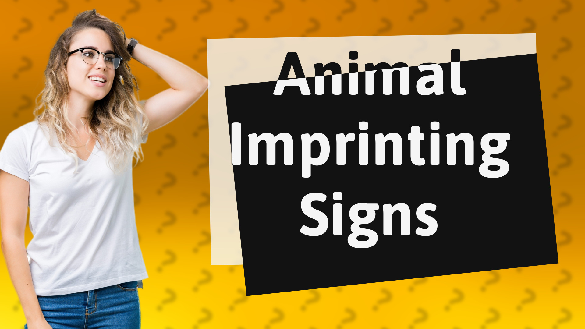 Animal Imprinting Signs