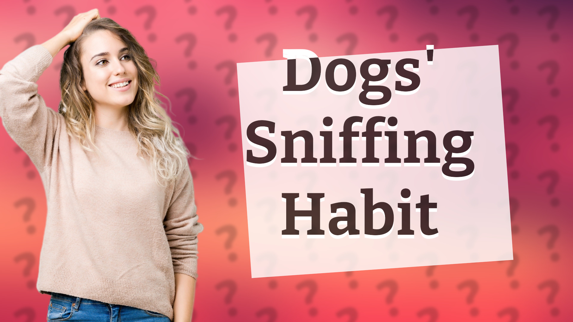 Dogs' Sniffing Habit
