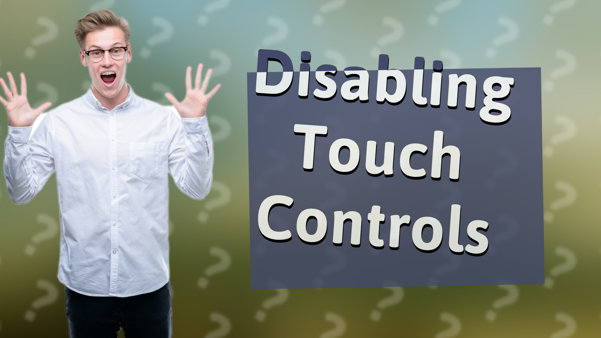 Disabling Touch Controls