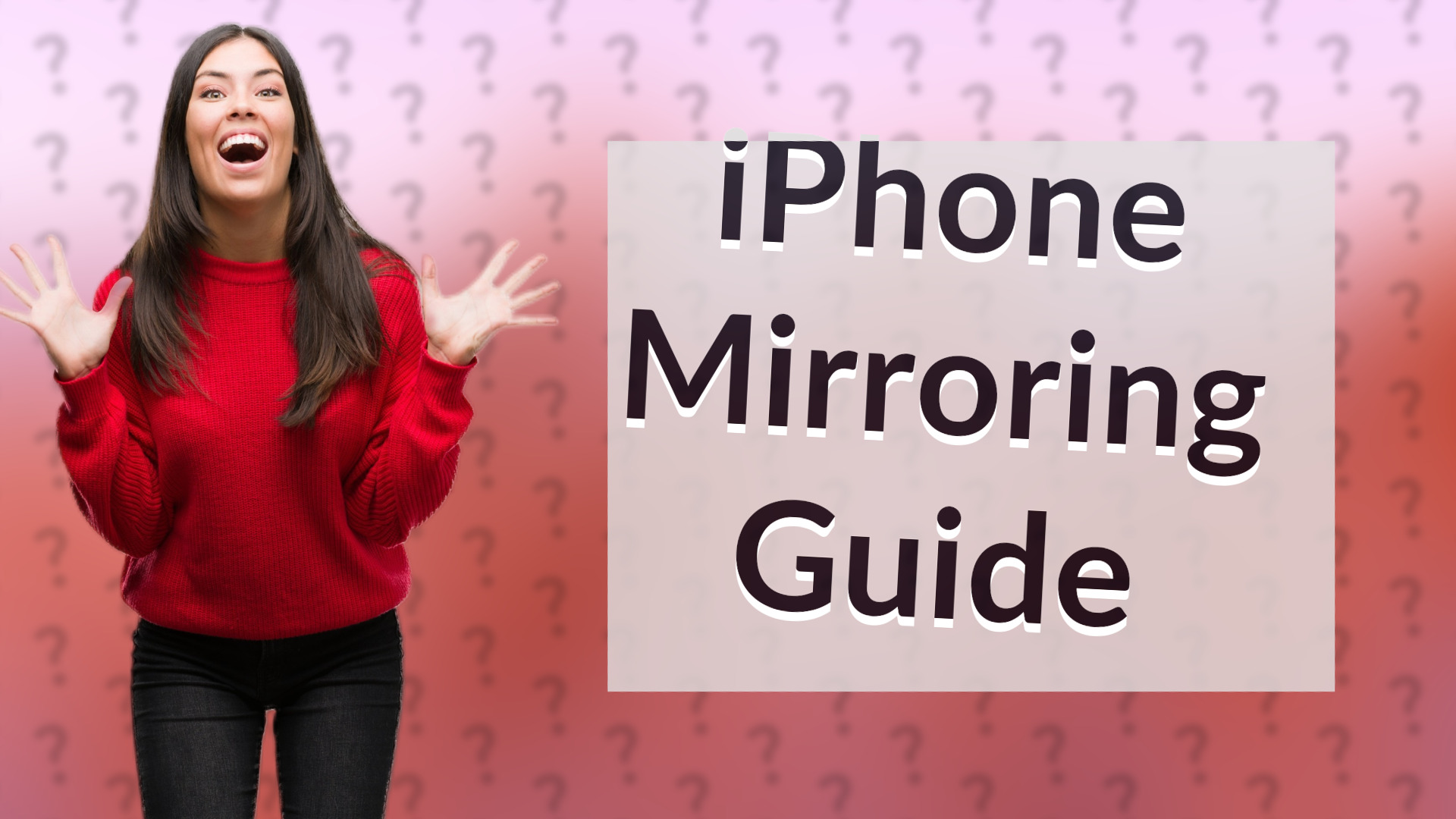 iPhone Mirroring Guide