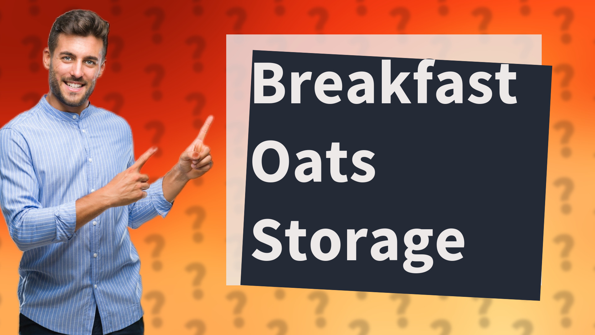 Breakfast Oats Storage
