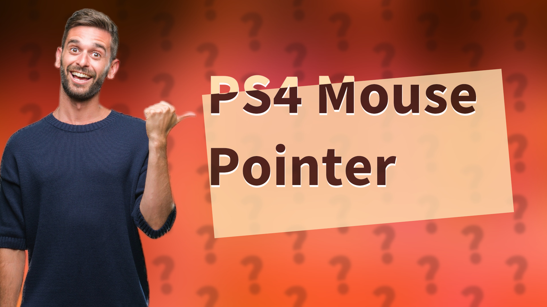PS4 Mouse Pointer