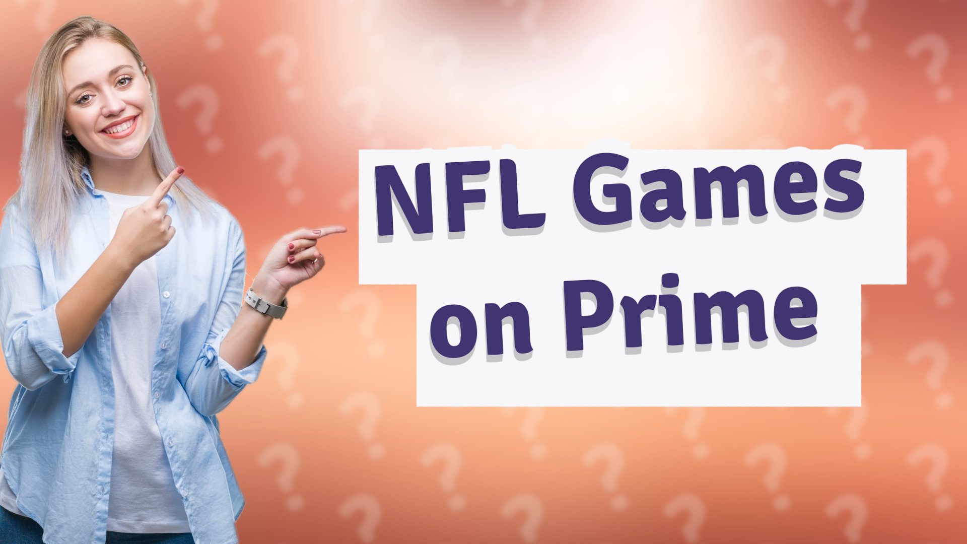 NFL Games on Prime
